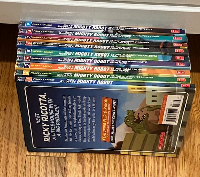🤖 Book Collection (9 Books) Ricky Ricotta’s Mighty Robot for $10 (like ...