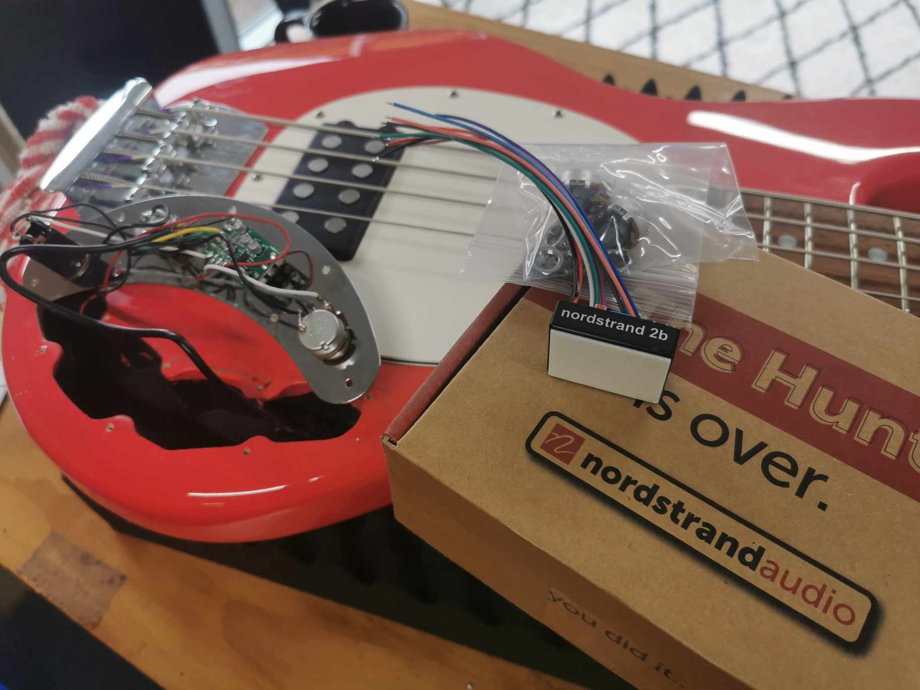 Upgrading a Musicman Sub with Nordstrand MM4.2 Pickup