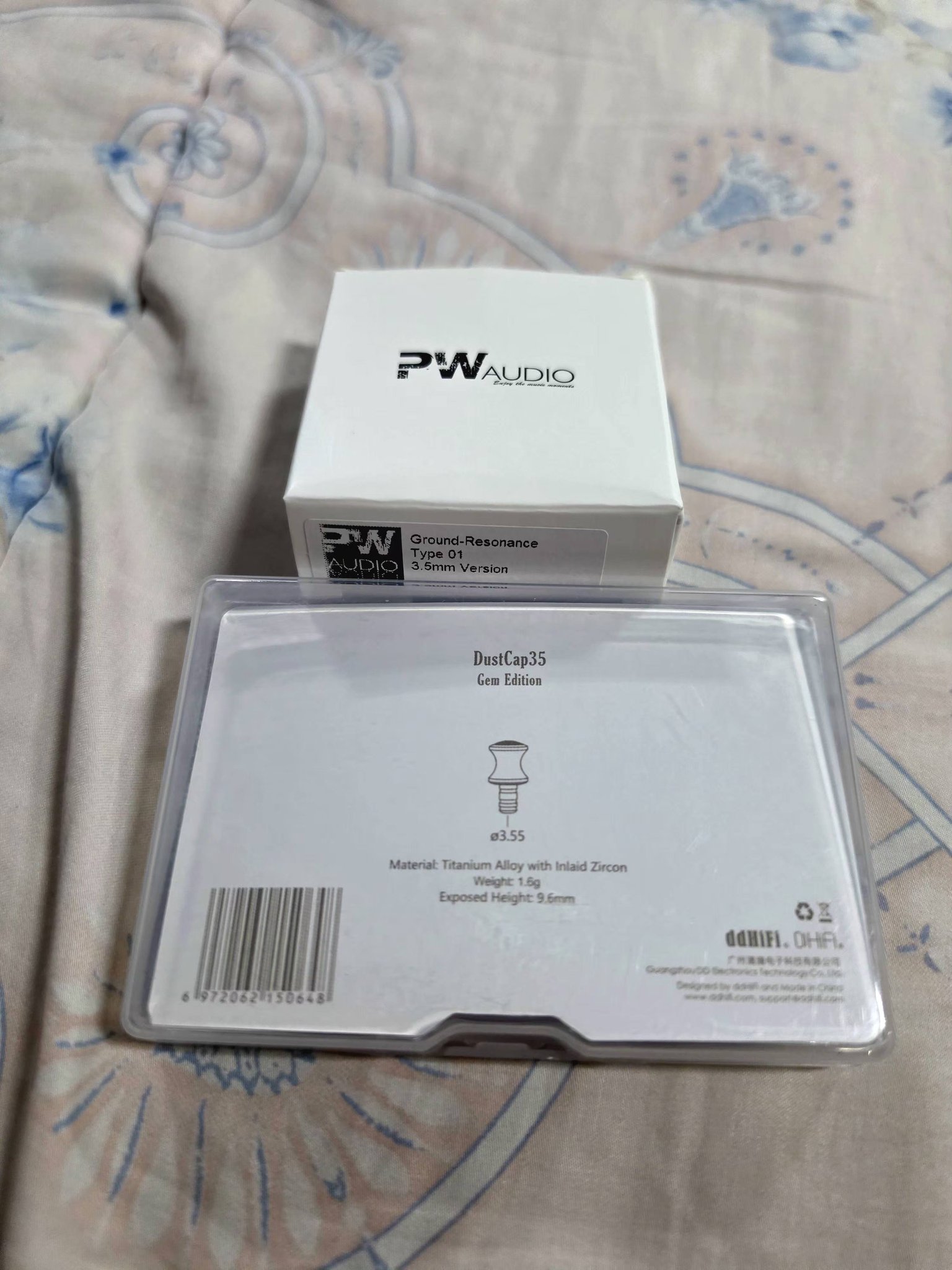 PWAUDIO Ground Resonance Type 1 vs DDHIFI DustCaps 3.5 Gem Edition