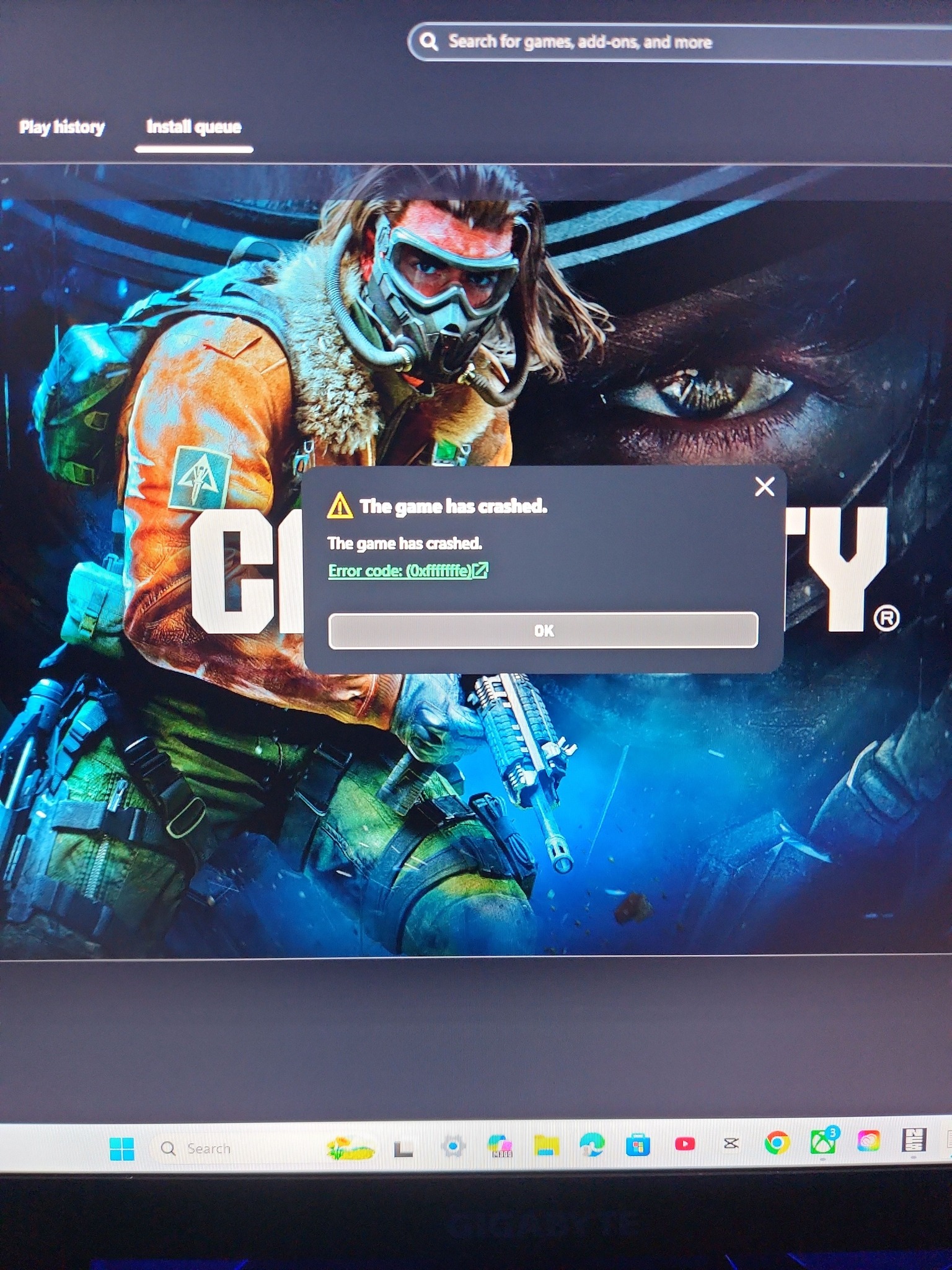 Call of Duty launch crash error code (0x1)?