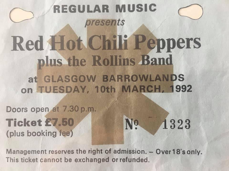 31 years ago today Red Hot Chili Peppers + Butthole Surfers +