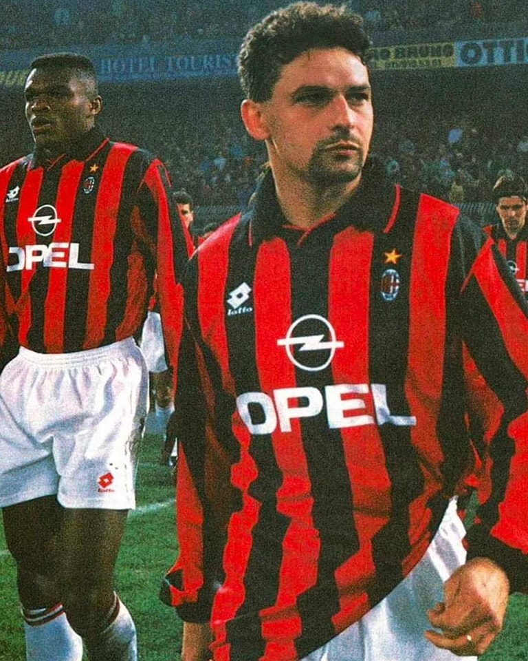 A young Roberto Baggio for Lanerossi Vicenza at the beginning of