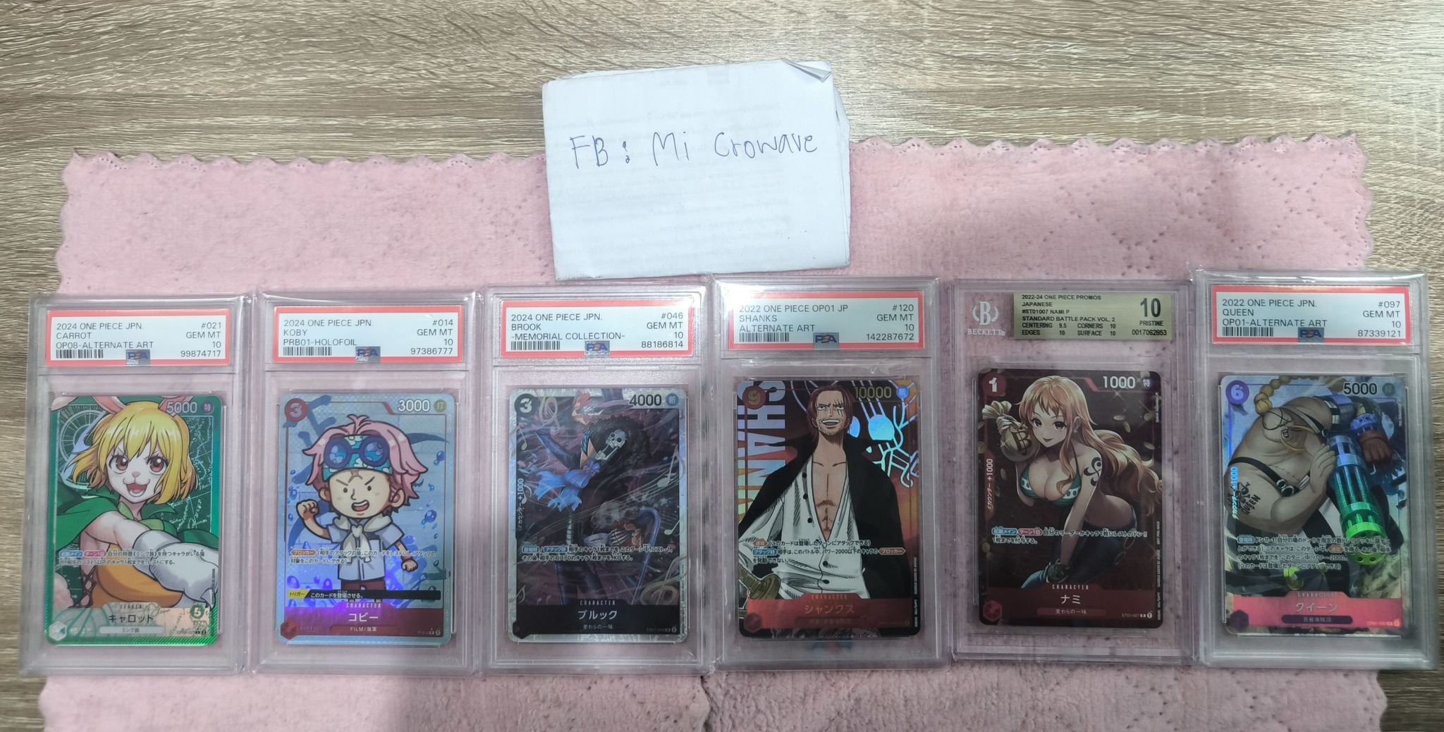 One Piece cards for sale in Thailand