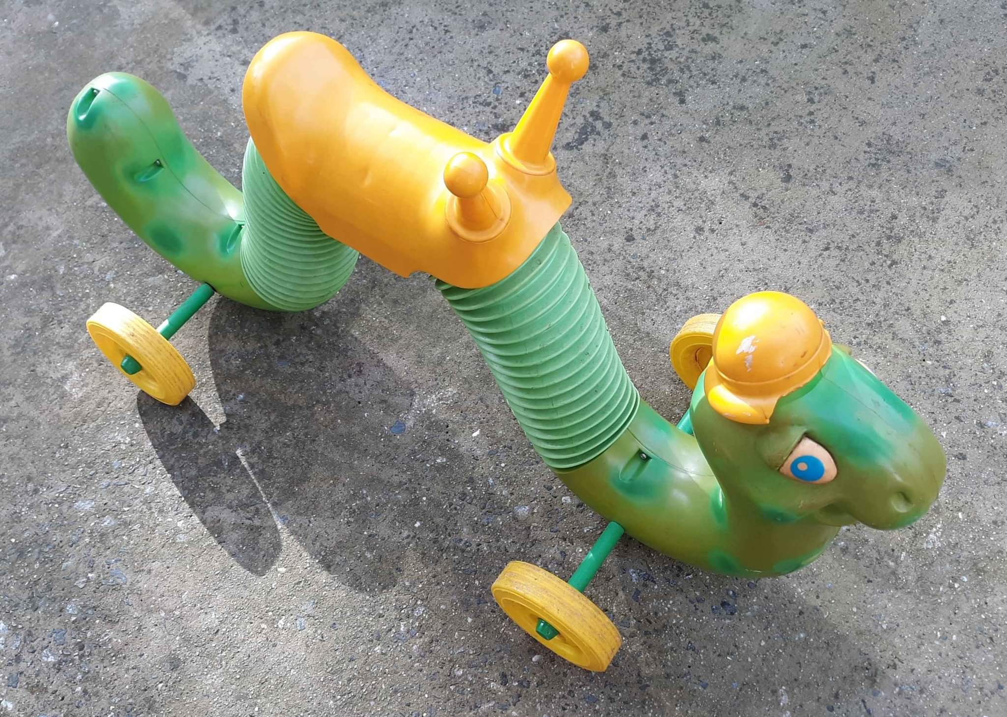 1970's Hasbro Ride-on Inchworm - Wind-Up Toys - Asheboro, North ...