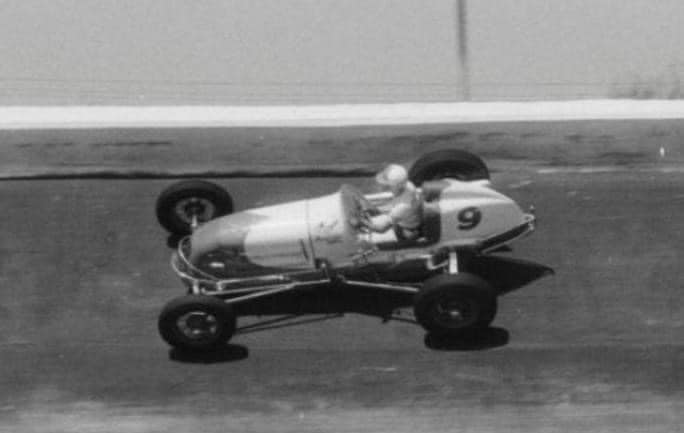 Indiana - The high bank master, 18 year old, Troy Ruttman runs way up ...