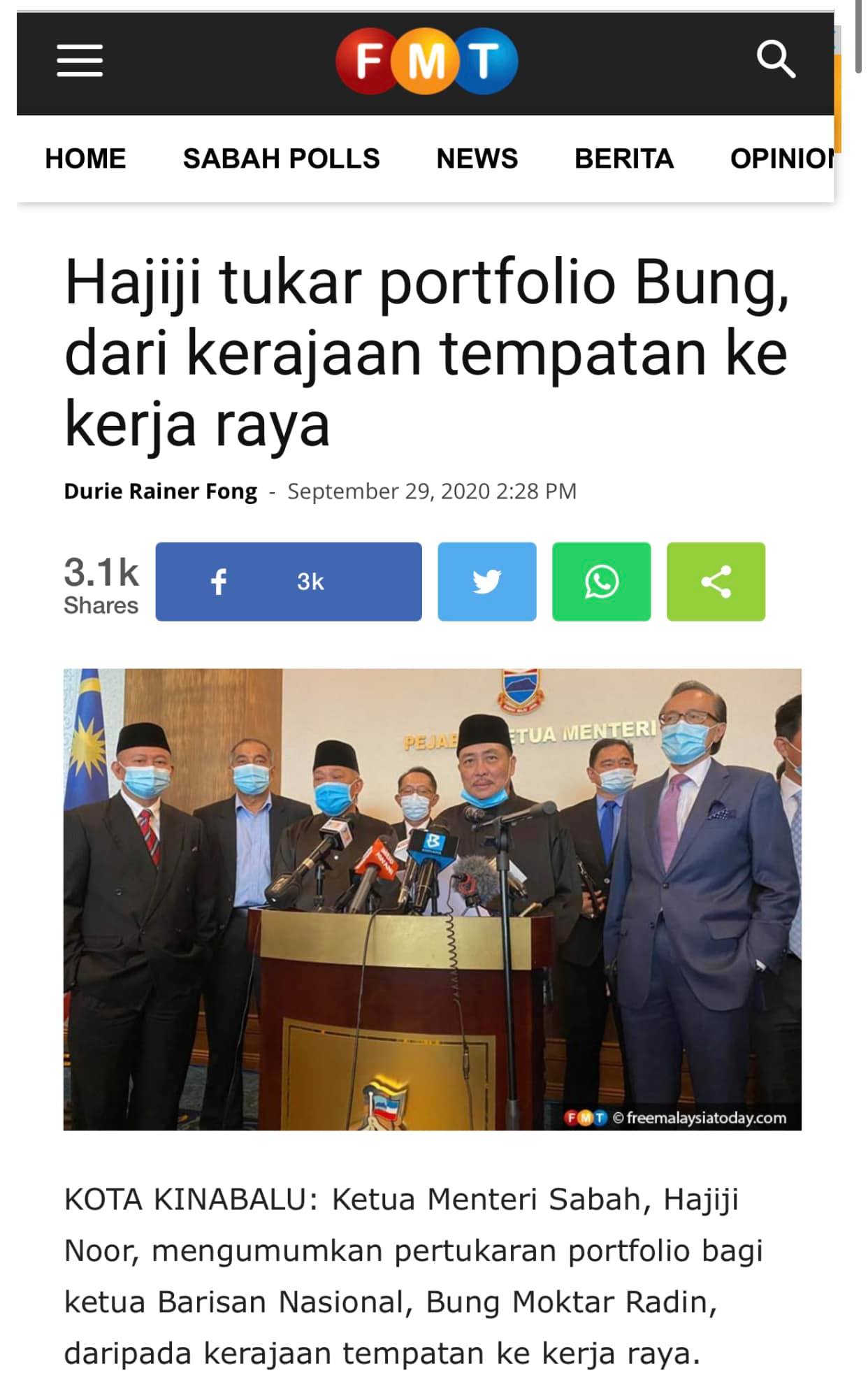 Saya Sayang Tun Dr Mahathir Mohamad Baru Saja 4 Jam Selepas Angkat Sumpah Berlaku Pulak Pertukaran Portfolio Ye Lah Dah Bermula Episod Tak Puas Hati Pembahagian Kerja Kan Yang Pasti Jeffrey