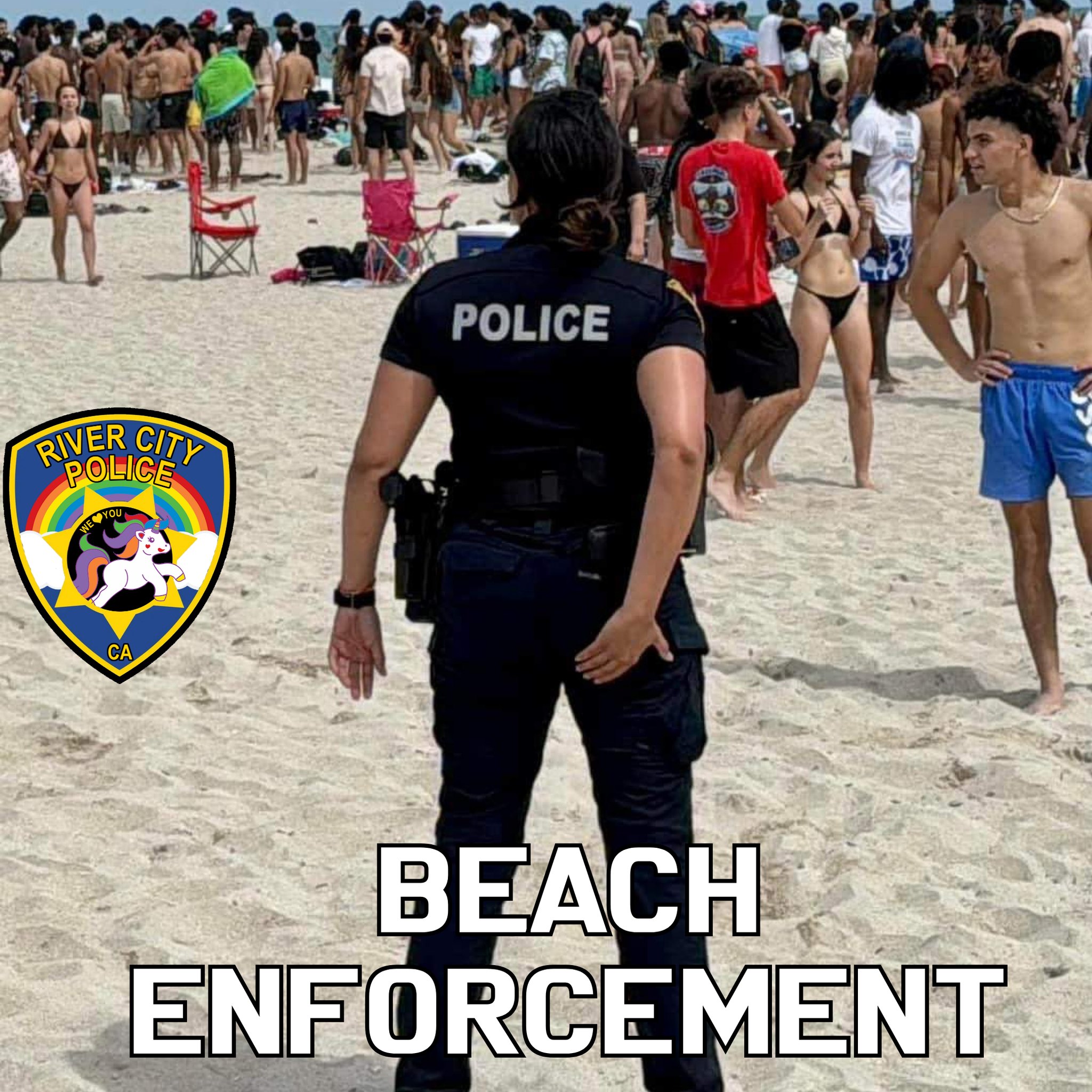 River City, California Police Department - River City Beach has been ...