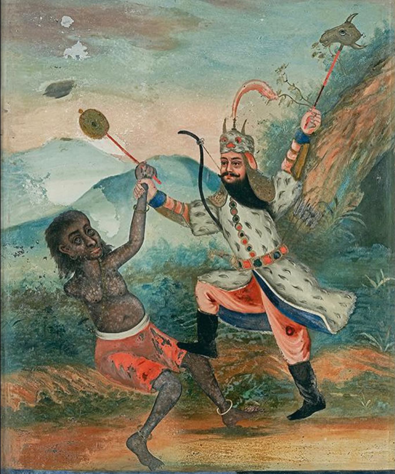 Pundole's - Rustom, the legendary Persian warrior hero,...