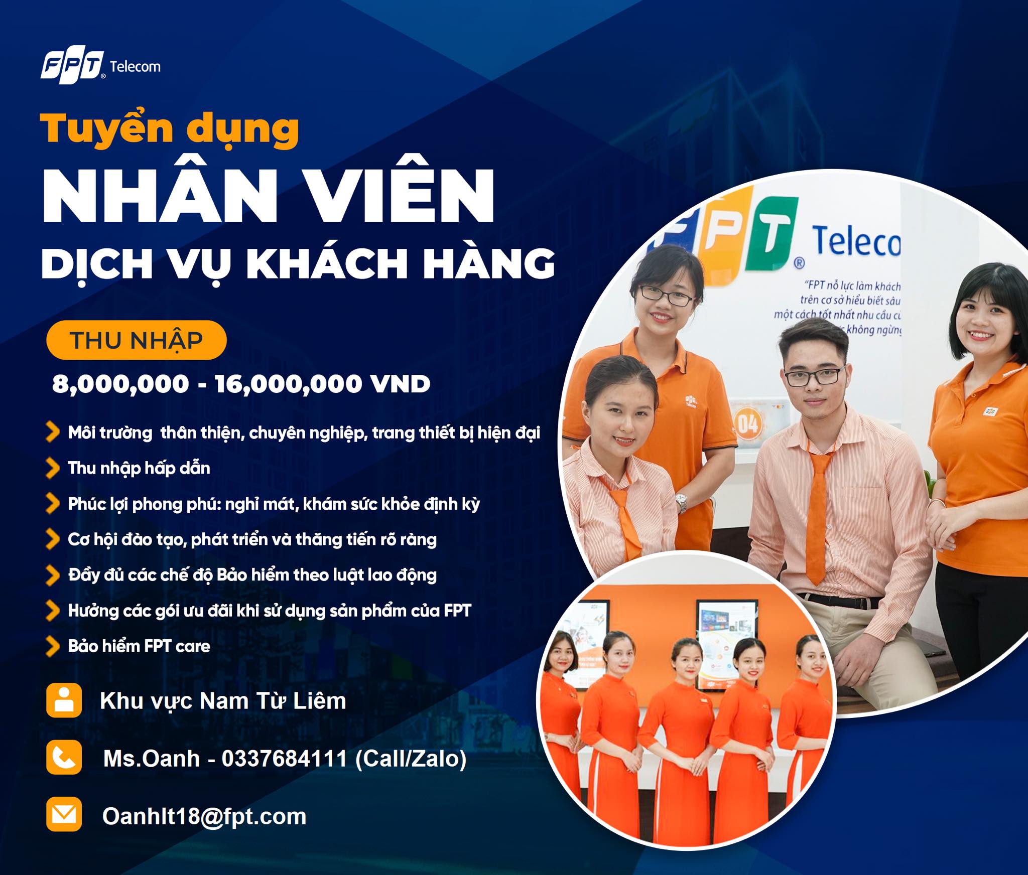 [HOT - JOBs] ỨNG TUYỂN... - Tuyển Dụng FPT Telecom Hà Nội | Facebook