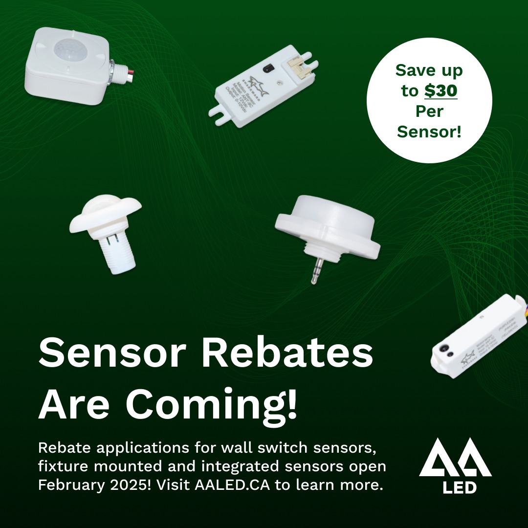 🚨 Big News! New LED Sensor Rebates Are... - A&A LED Lighting | Facebook