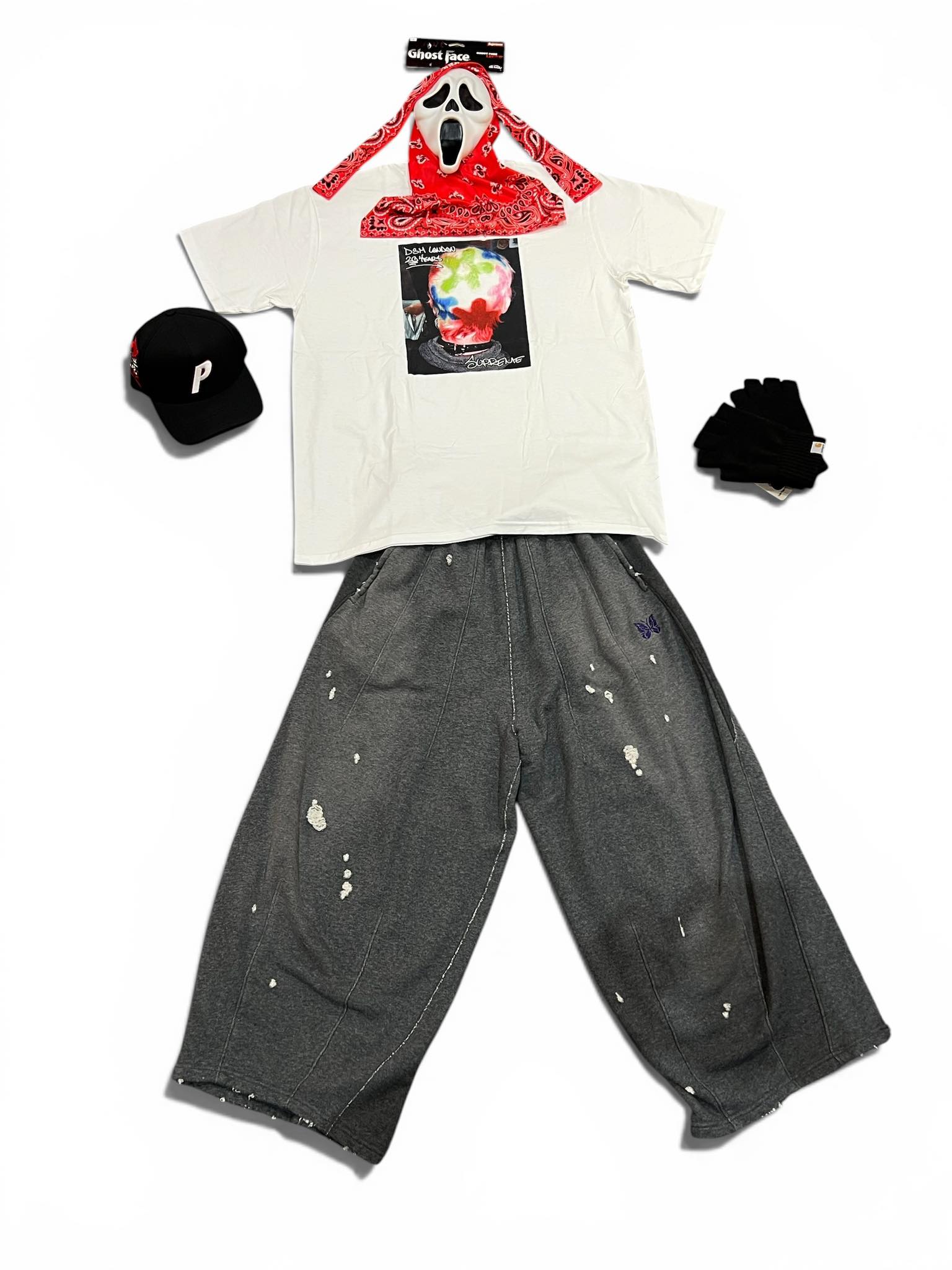 ?Supreme The Ghost Face Mask Red