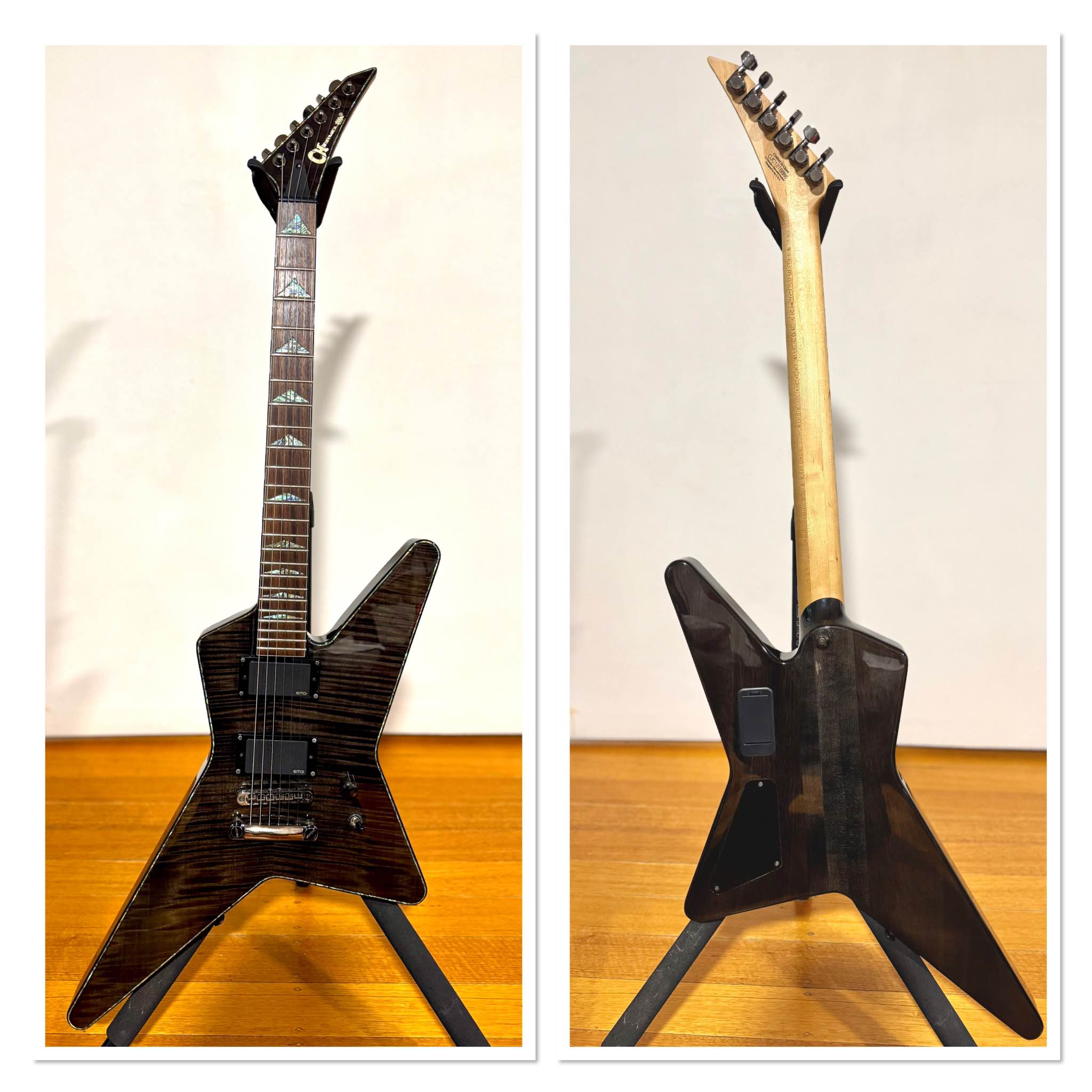 Restored Charvel Desolation DS-2 guitar