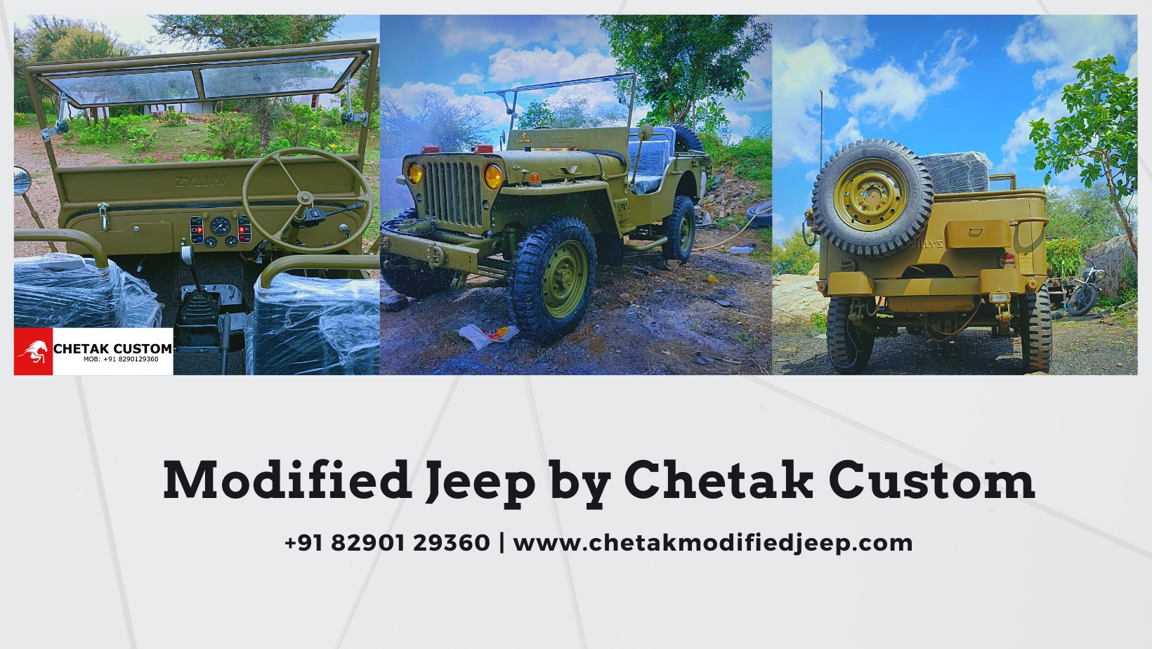 Modified Jeep by Chetak Custom
