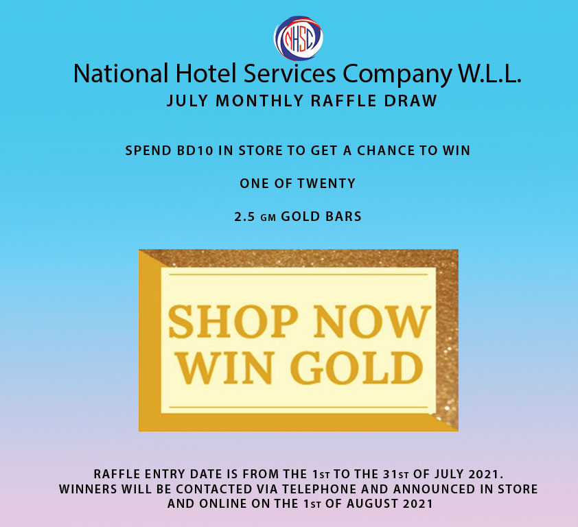 July Monthly Raffle... - National Hotel Services Company