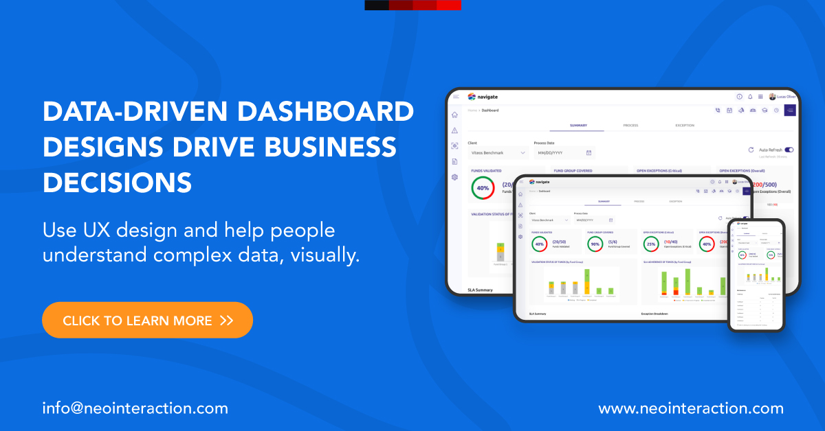 Read about data-driven dashboard... - Neointeraction Design
