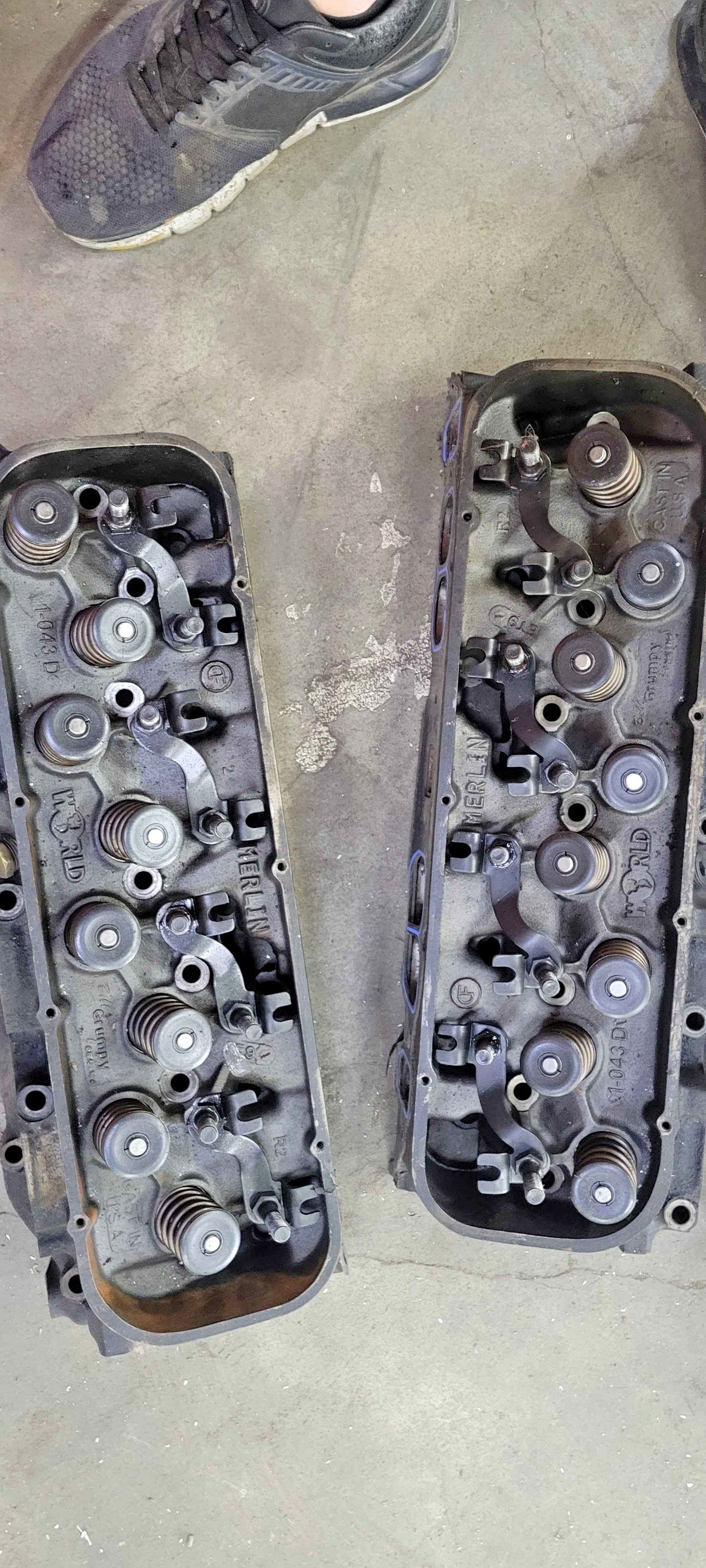 Merlin bbc heads, intake, holley carb - Car Engines & Engine Parts ...