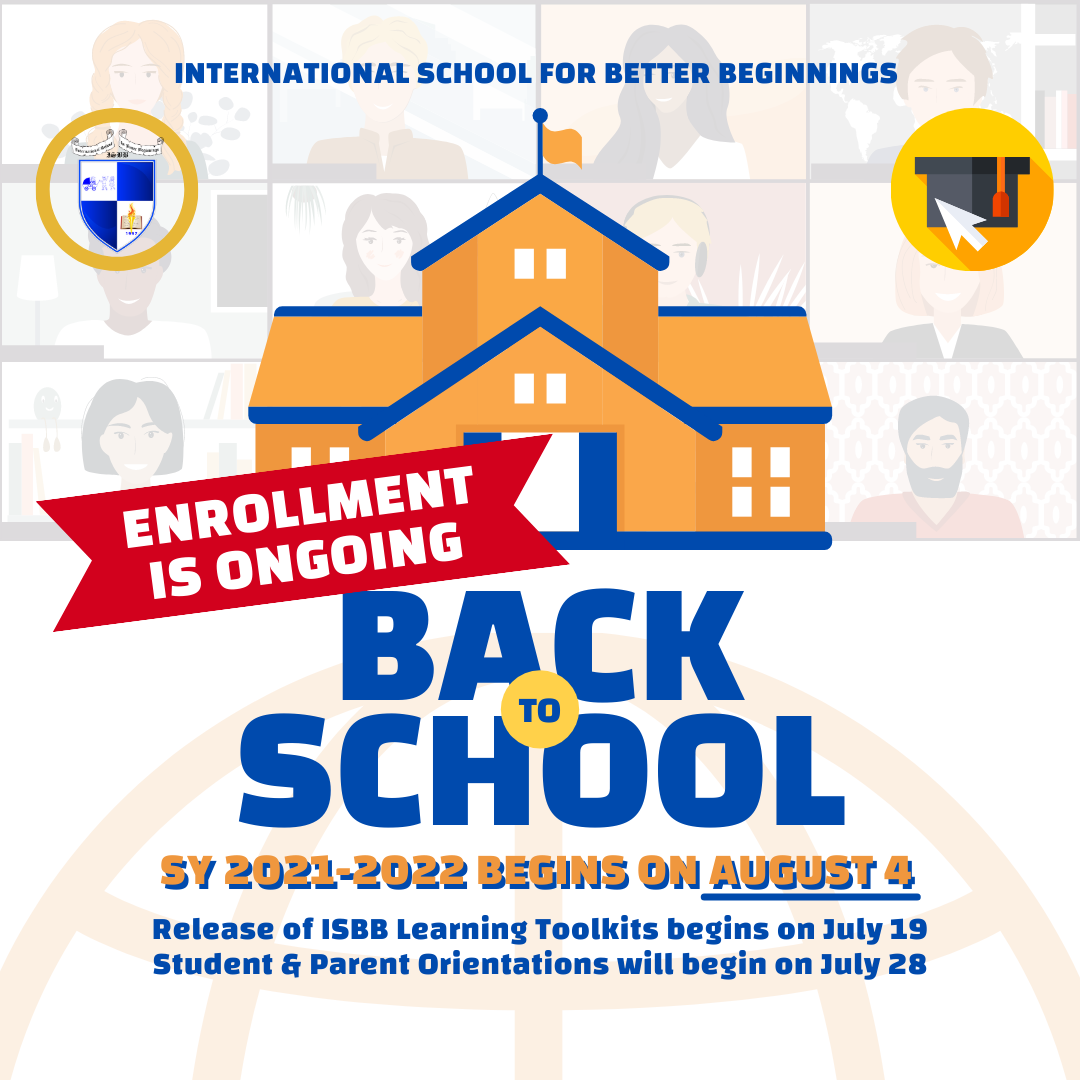 ISBB - ENROLLMENT IS ONGOING FOR SY 2021-2022! Release of... | Facebook