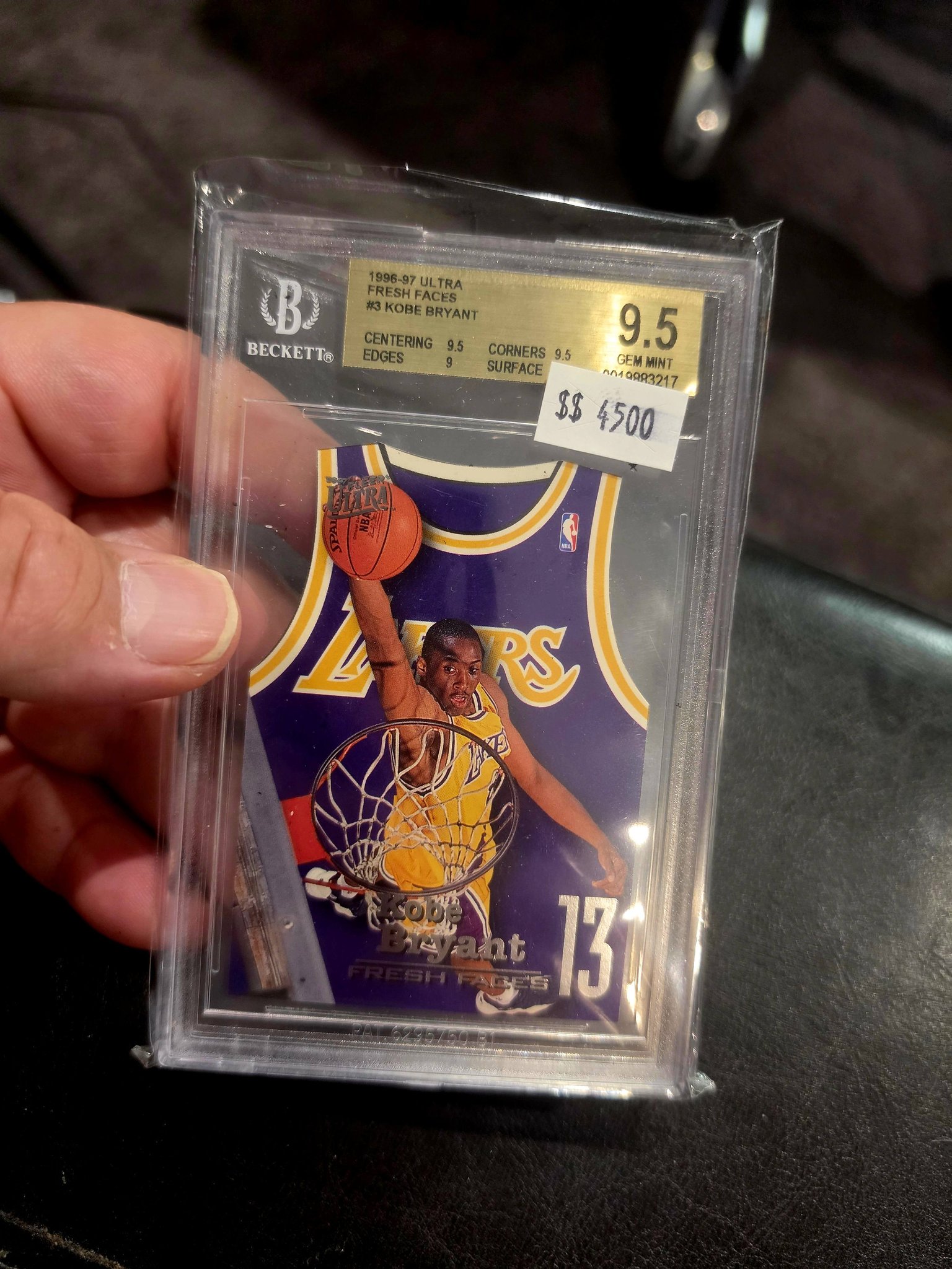 TWO RARE KOBE BRYANT CARDS 1996 METAL KOBE ROOKIE FRESH 