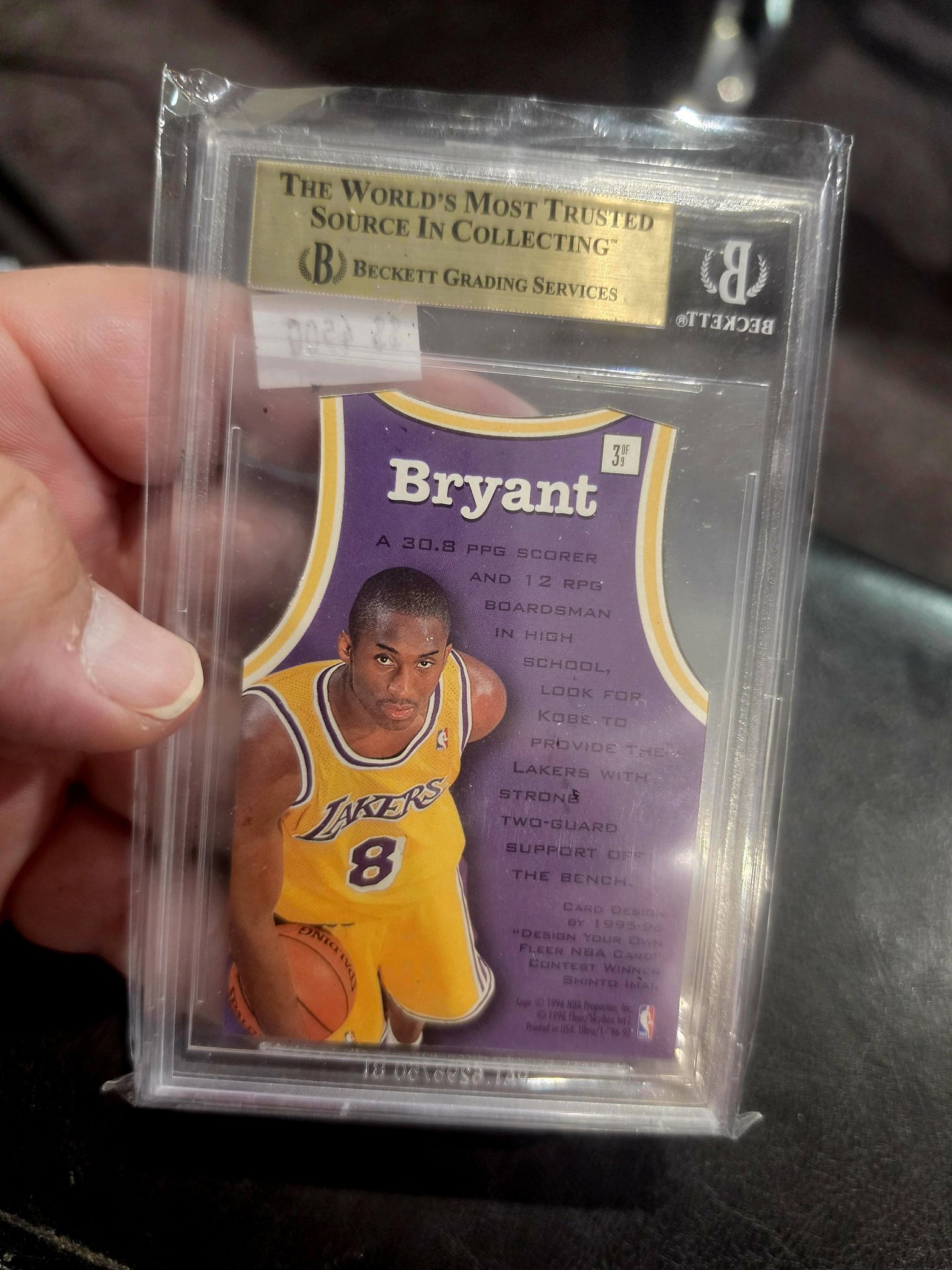 TWO RARE KOBE BRYANT CARDS 1996 METAL KOBE ROOKIE FRESH 