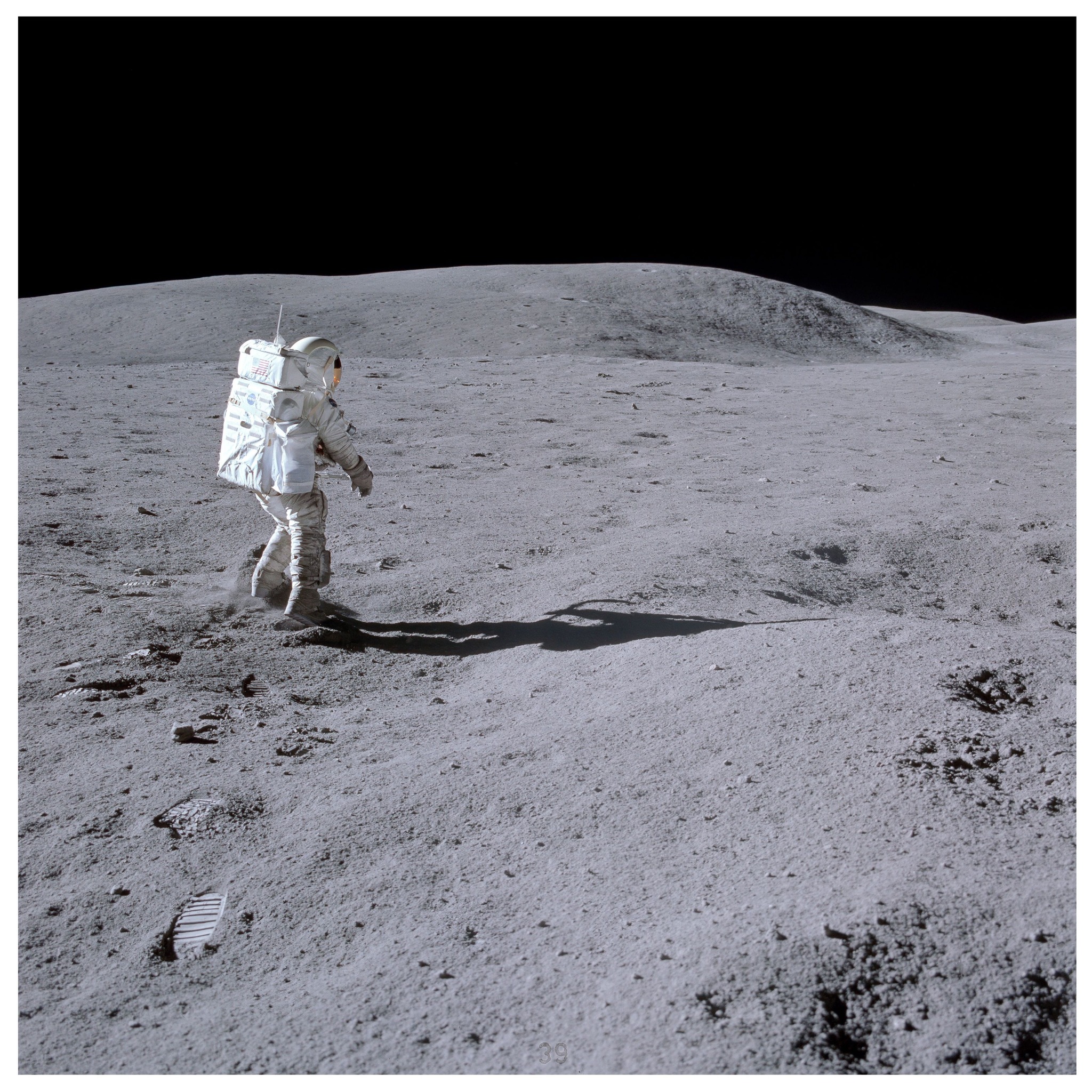 Apollo 16 photograph for Charlie Duke