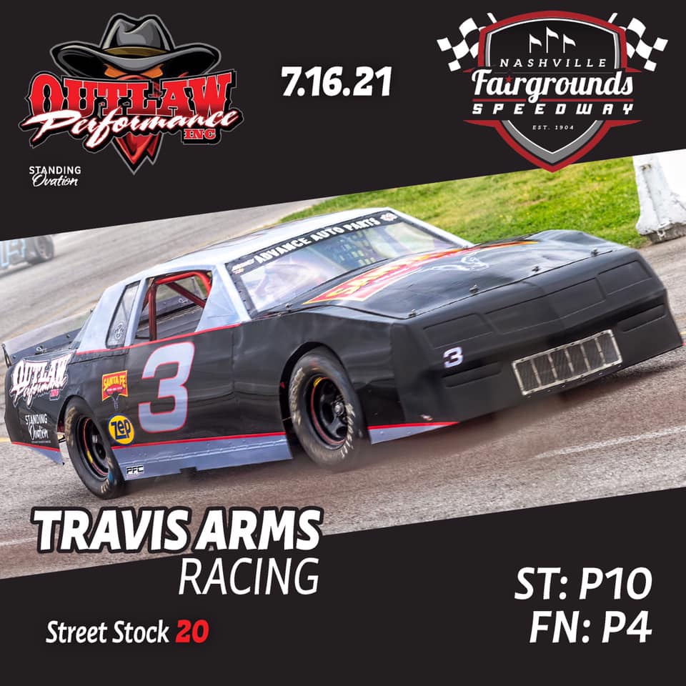 After missing qualifying due to a oil... - Travis Arms Racing