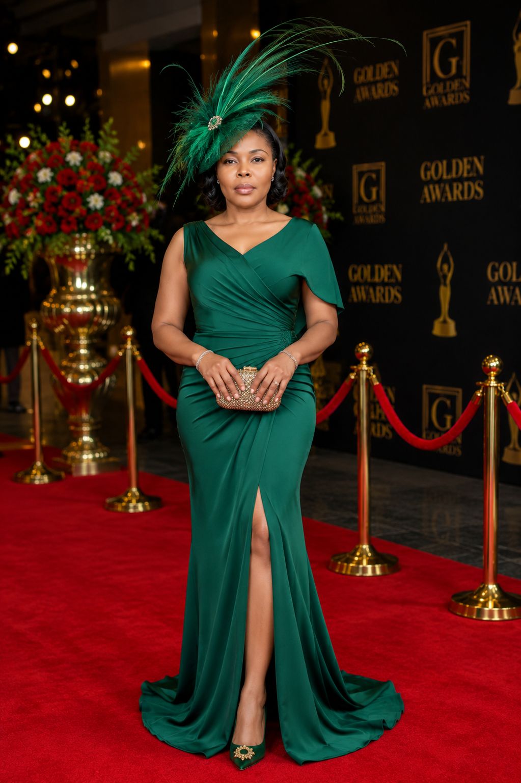 emerald green dress red carpet ready in green. 💚✨ rs-24
