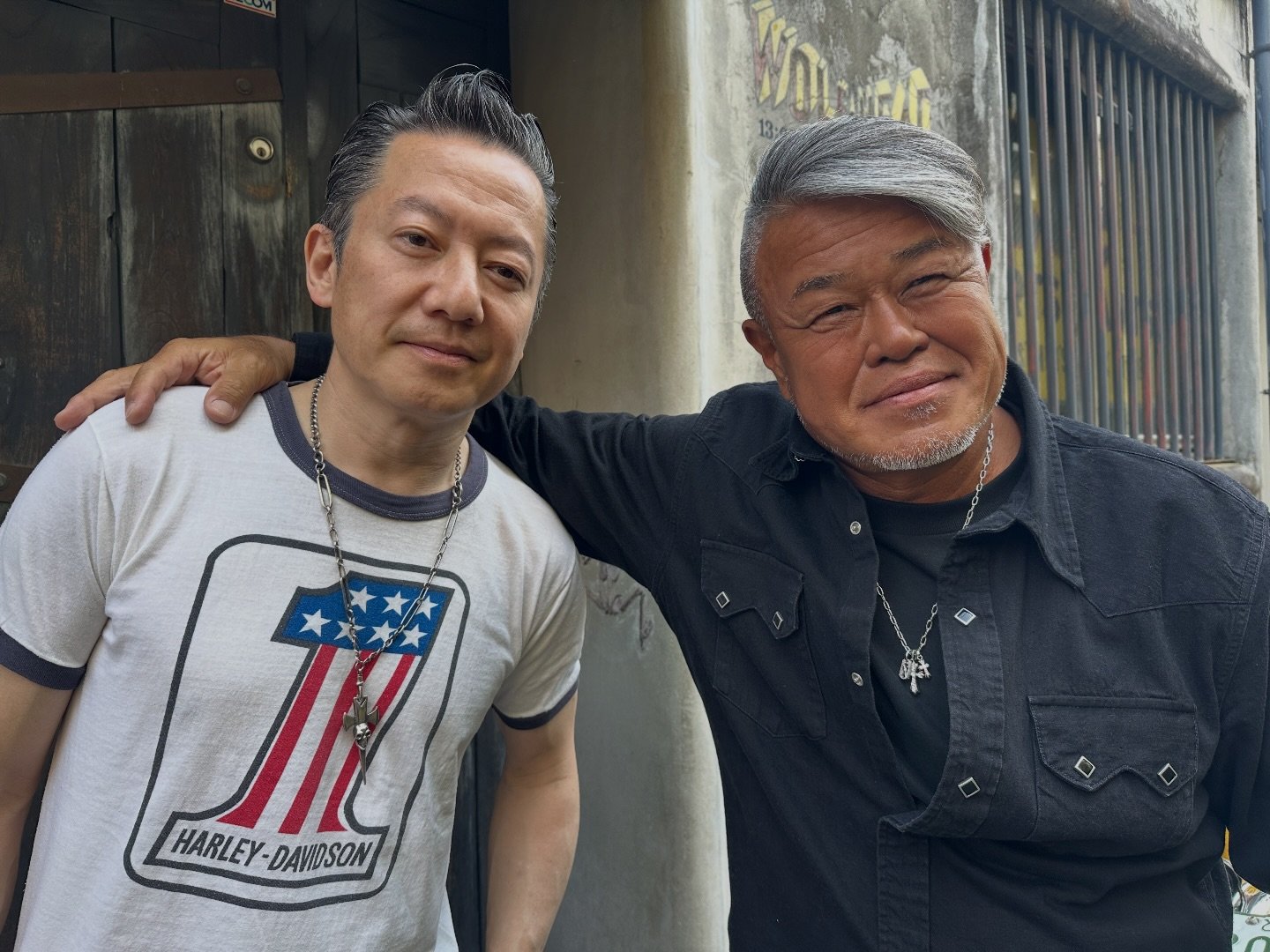 WOLF's HEAD #幹田卓司 #HAREY-DAVIDSON #tool bagにironcrossを打って