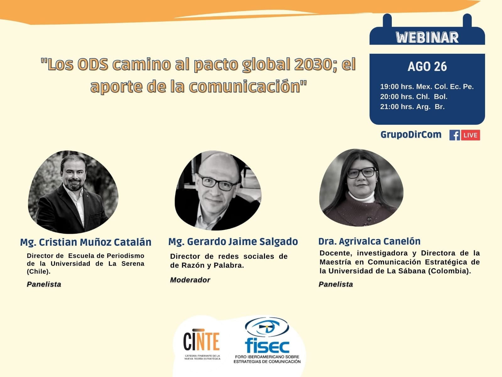 FISEC Perú - Webinar FISEC - CINTE: 
