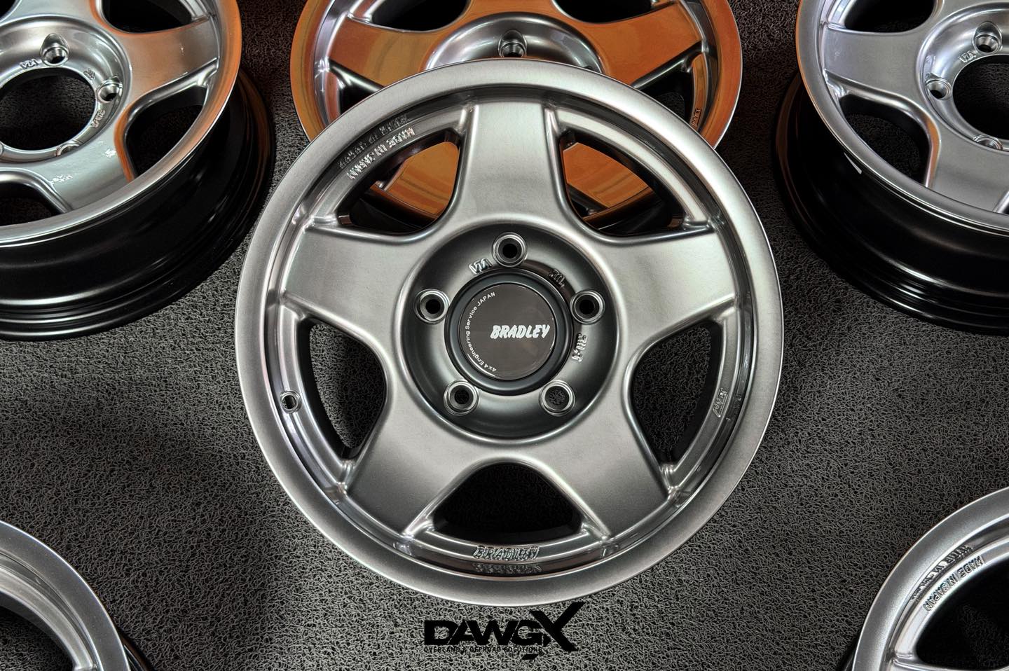 Bradley V Hyper Gray wheels for Suzuki Jimny