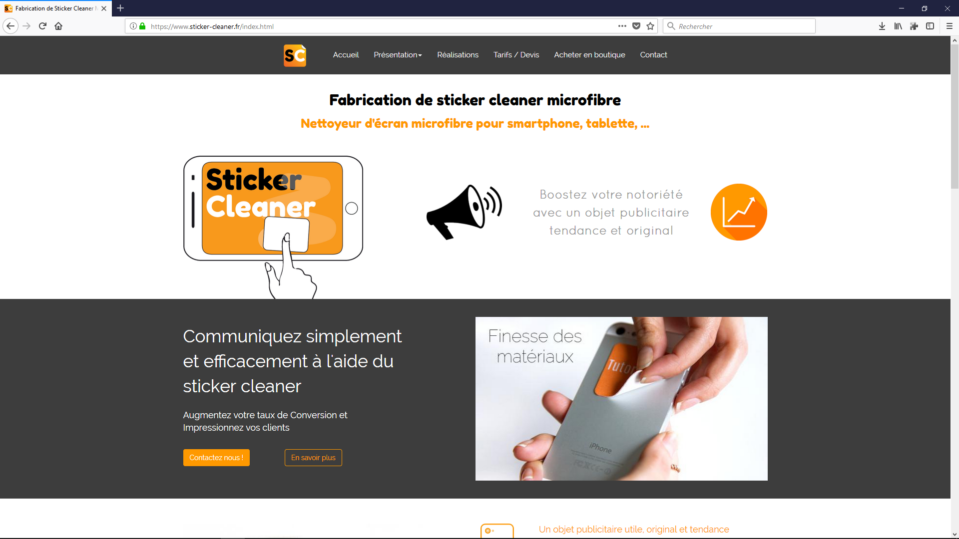 Sticky Sticker Cleaner Microfibre