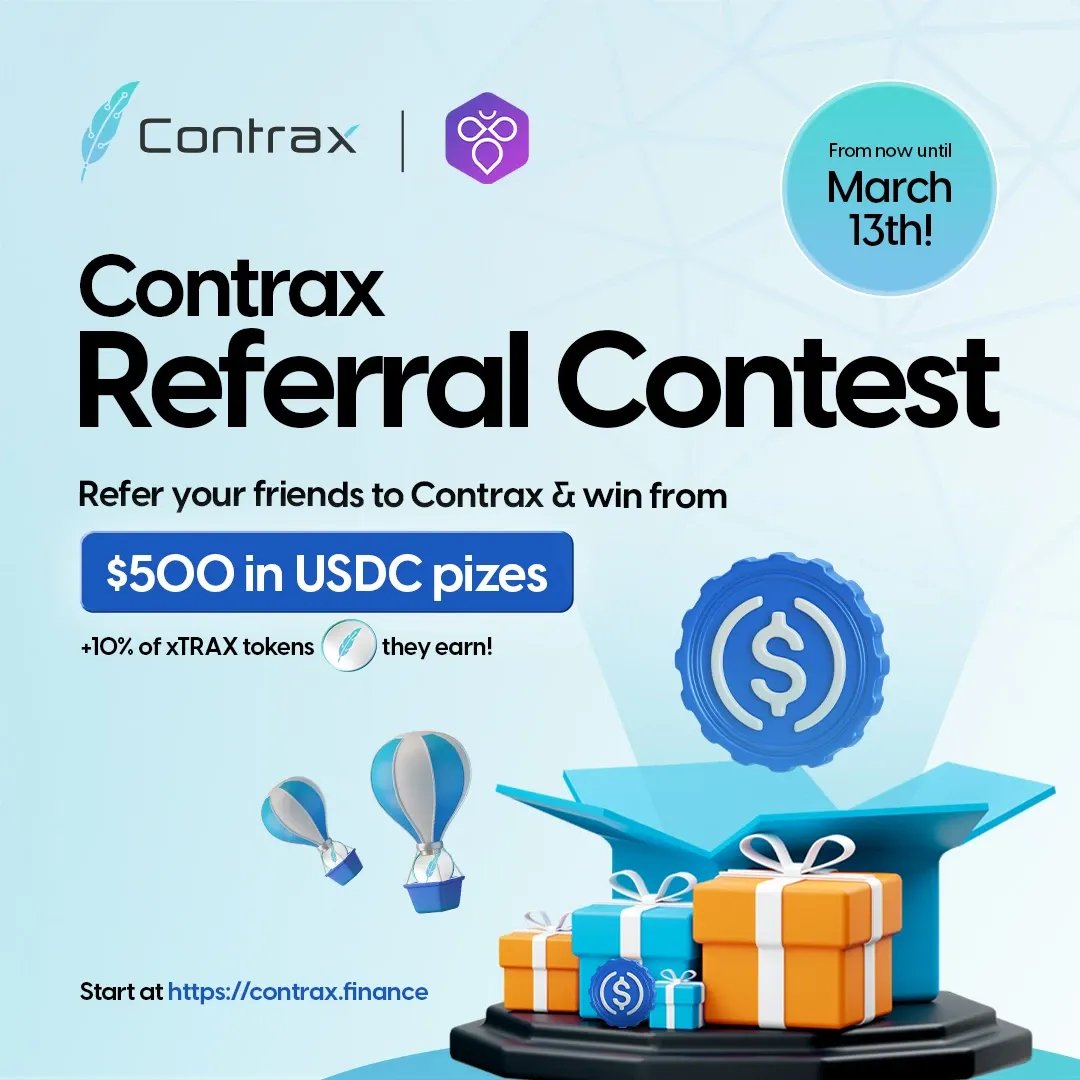 Contrax - 🎉 The Contrax Referral contest is here! Get your... | Facebook