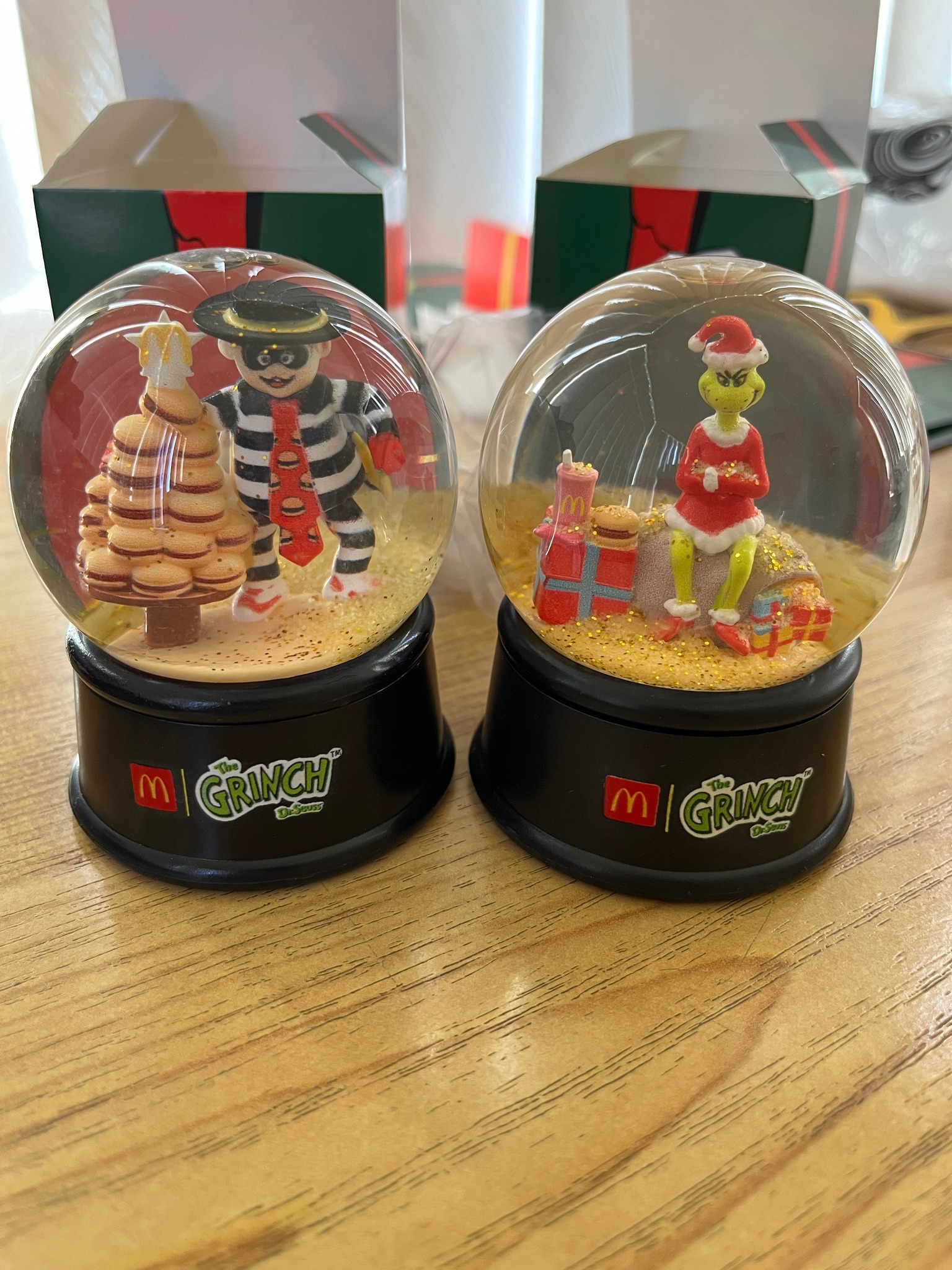 McDonald's Grinch snow globes holiday collaboration