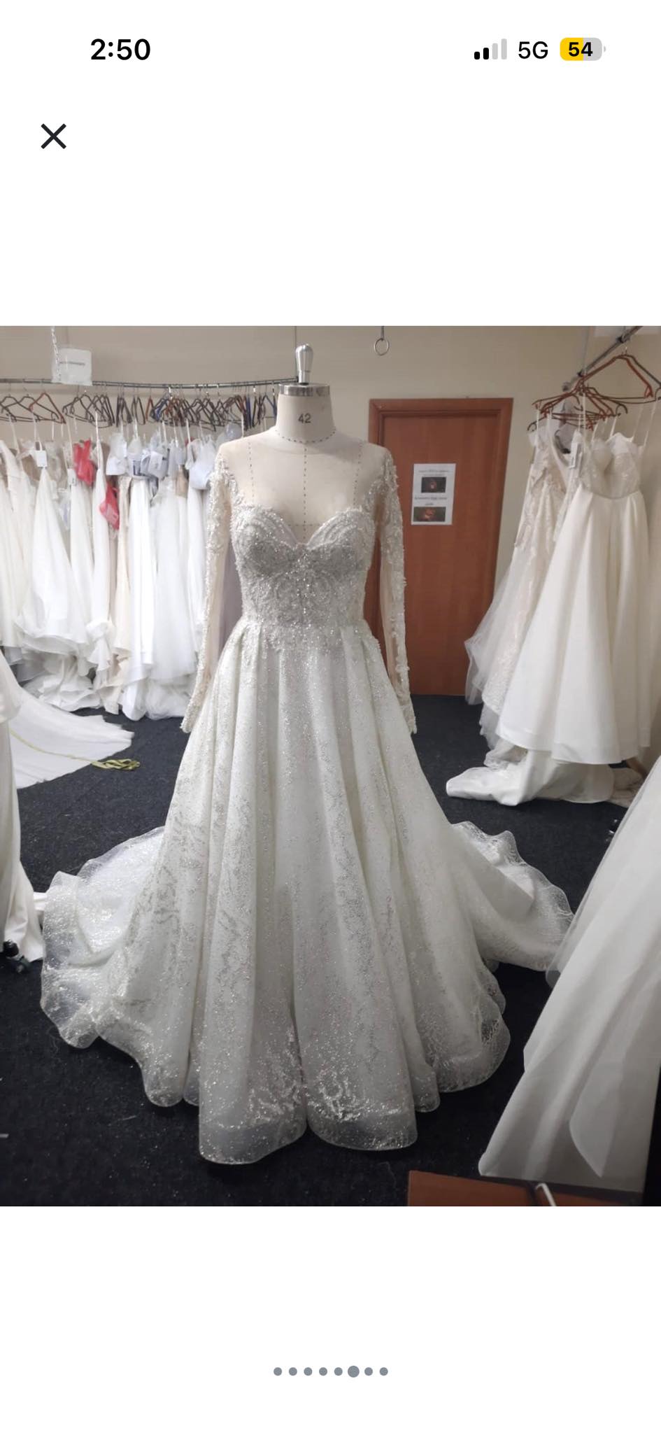 glitter spray for wedding dress Question all of you… I bought a for my sons wedding. I absolutely love it but is very glittery! Like really glittery! Is there anything I can on it Dress with overskirt