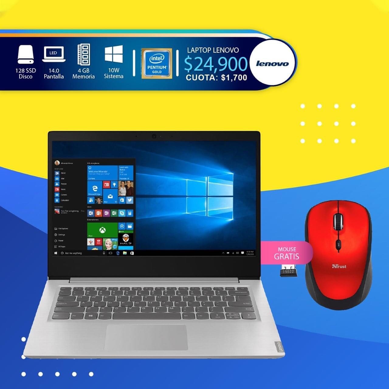 OAS Computer - Laptop Lenovo con Mouse Inalámbrico Gratis,... | Facebook