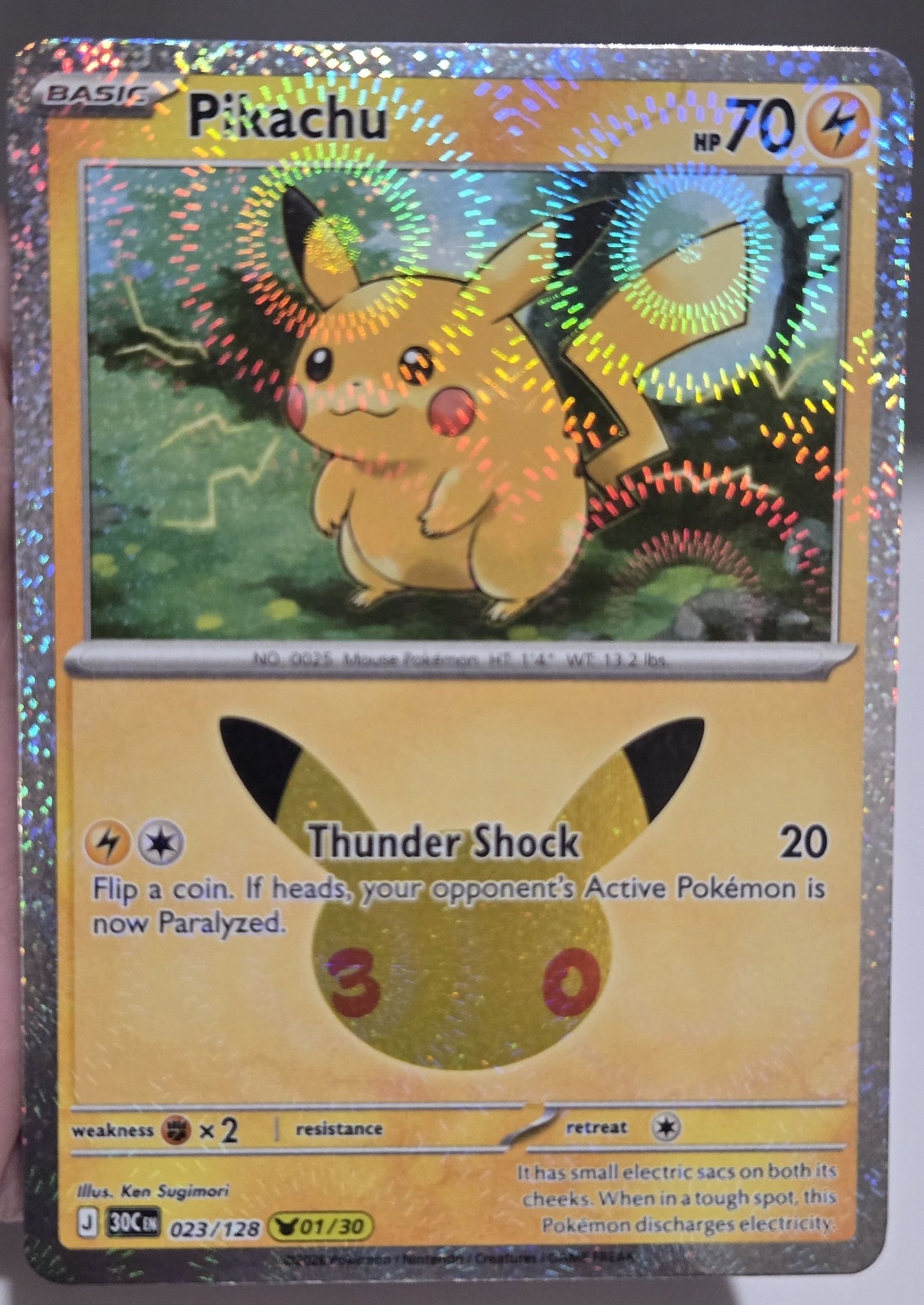 Pikachu 30th Anniversary Collection Japanese Pokémon Cards for Sale
