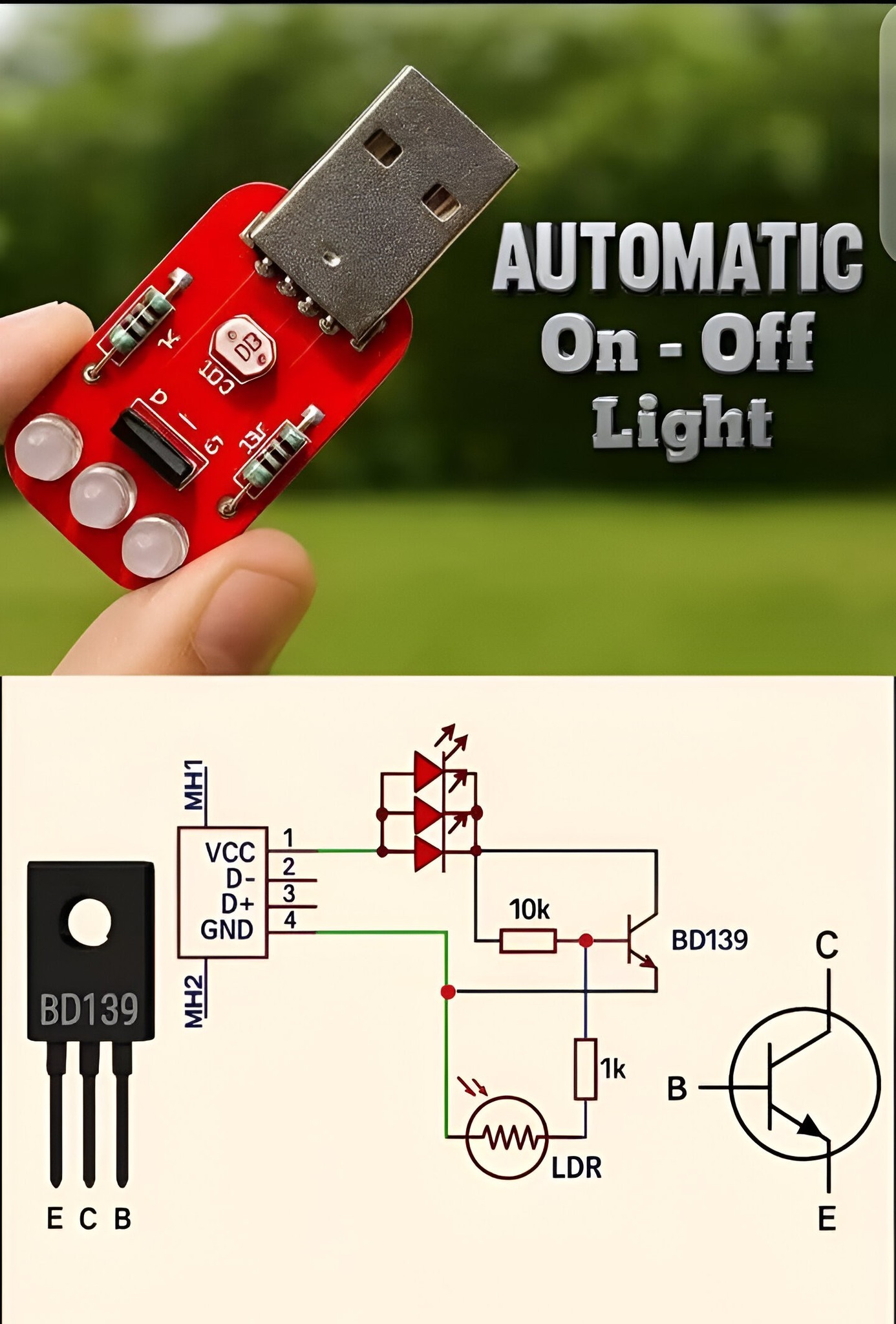 Electronics Craftsman | Build an Automatic On-Off Light System using ...