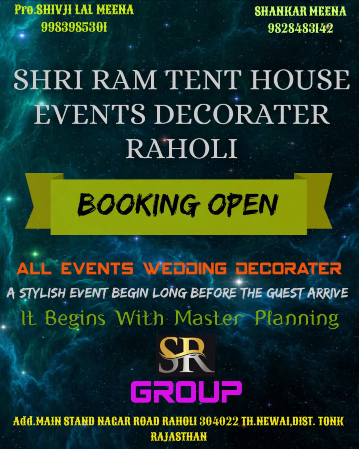 Shri Ram Tent House Raholi | Tonk City