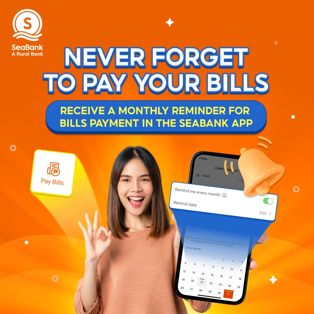 MariBank - Never miss a bill! Get monthly reminders for bill payments ...