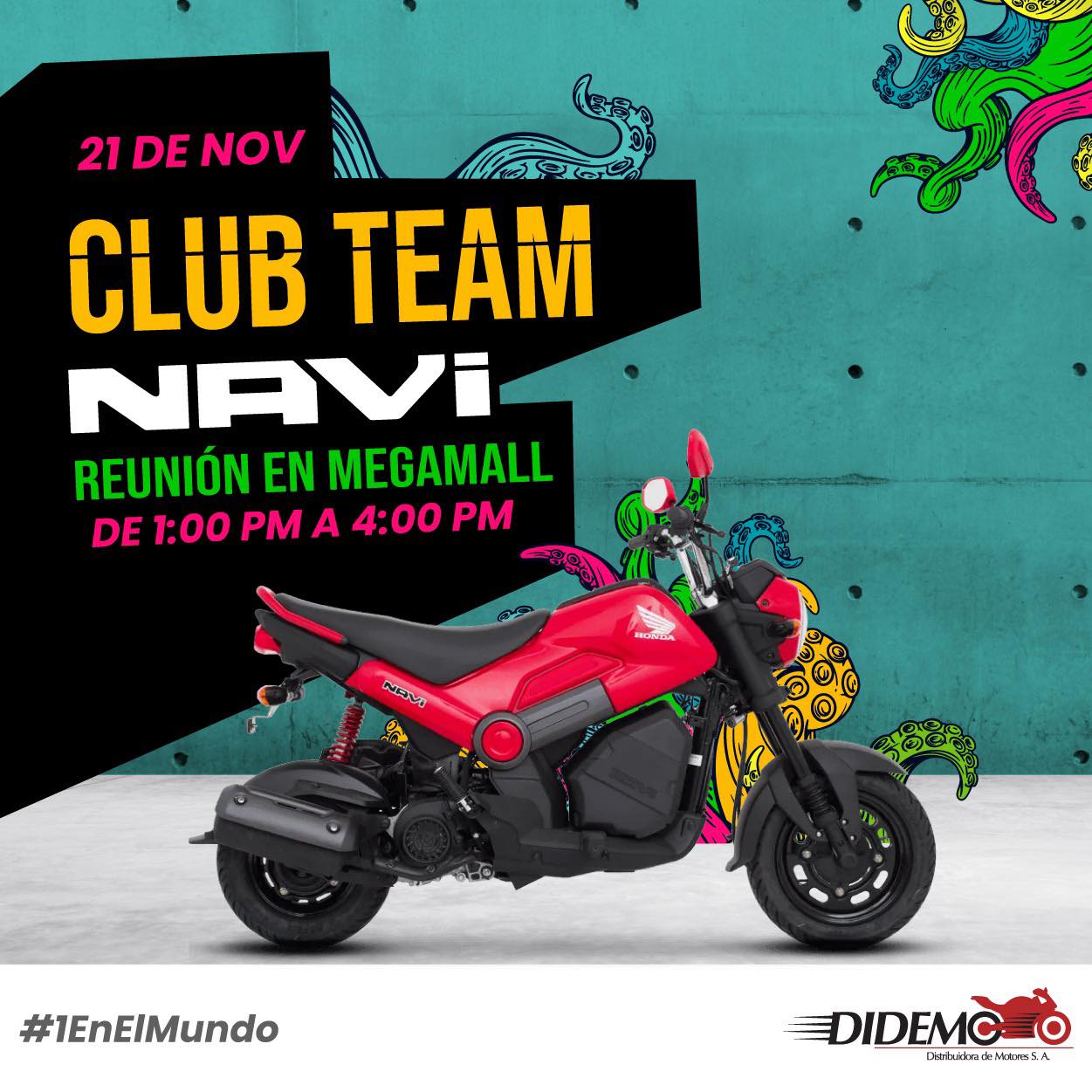 ¿Eres parte del #TeamNavi? Te... - Honda Motos - Honduras | Facebook
