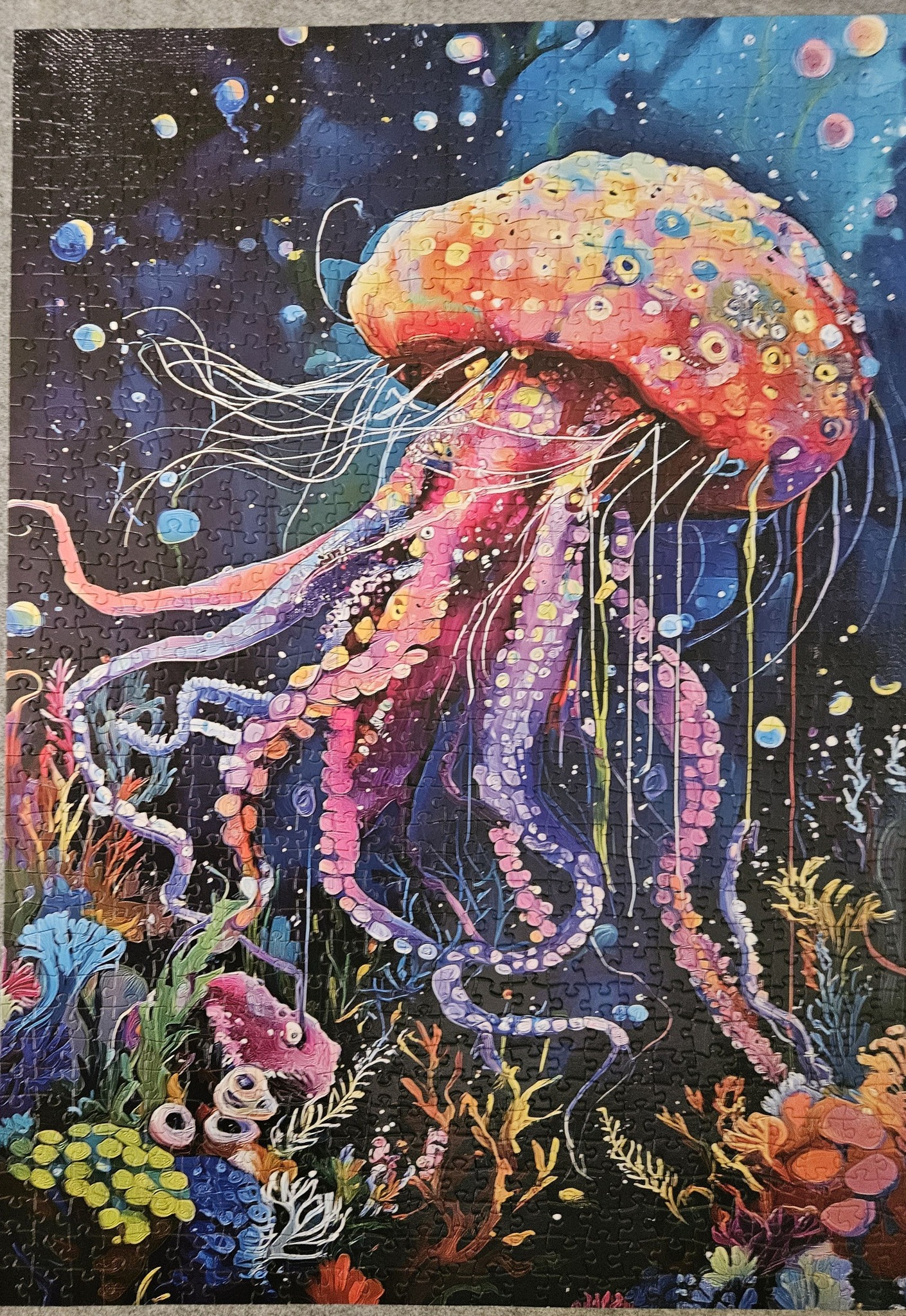 Acazu Acrylic Jellyfish – Packing Puzzle De Fideos De Acrílico – Rompecabezas De Embalaje