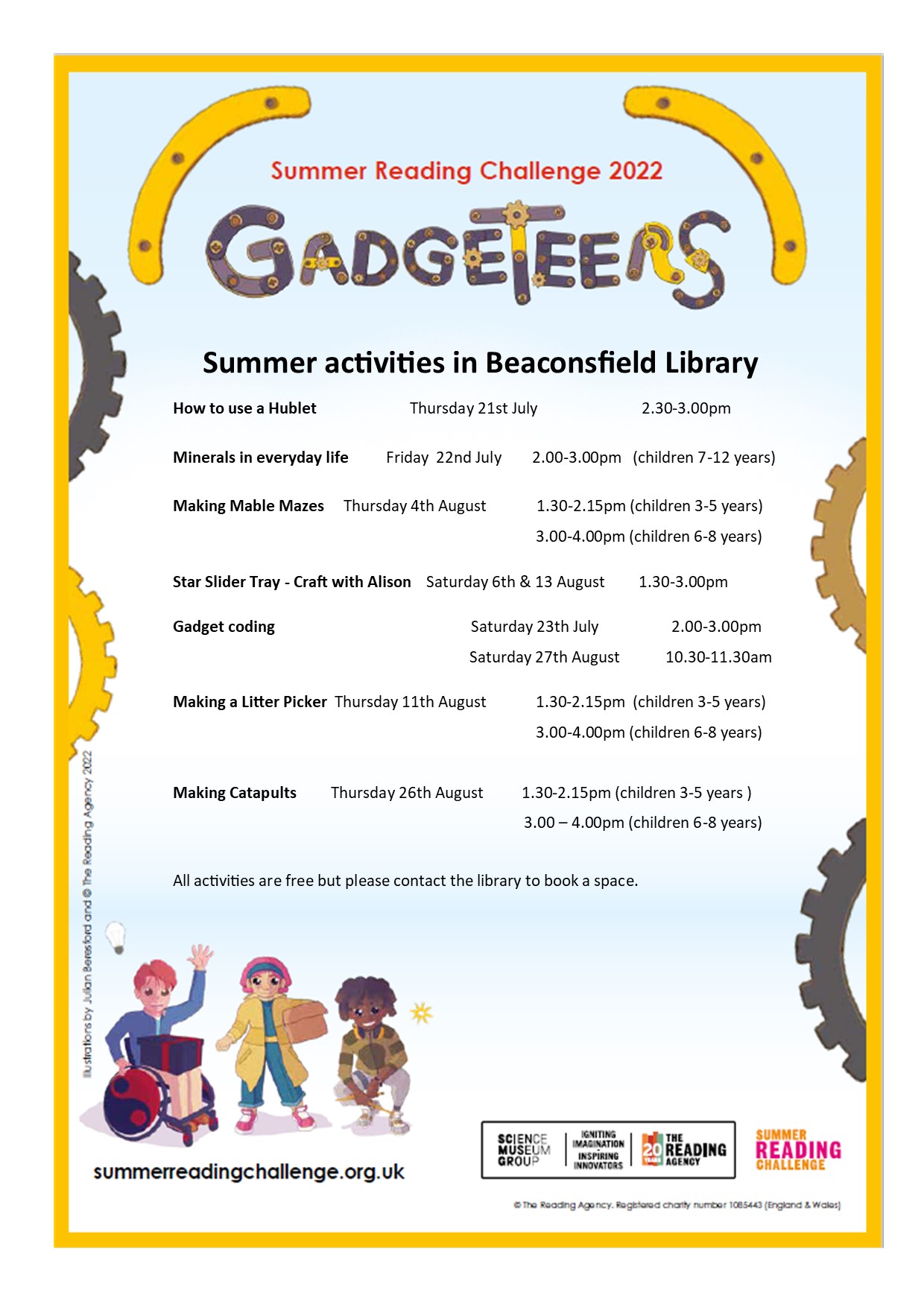The Summer Reading Challenge is... - Beaconsfield Library | Facebook