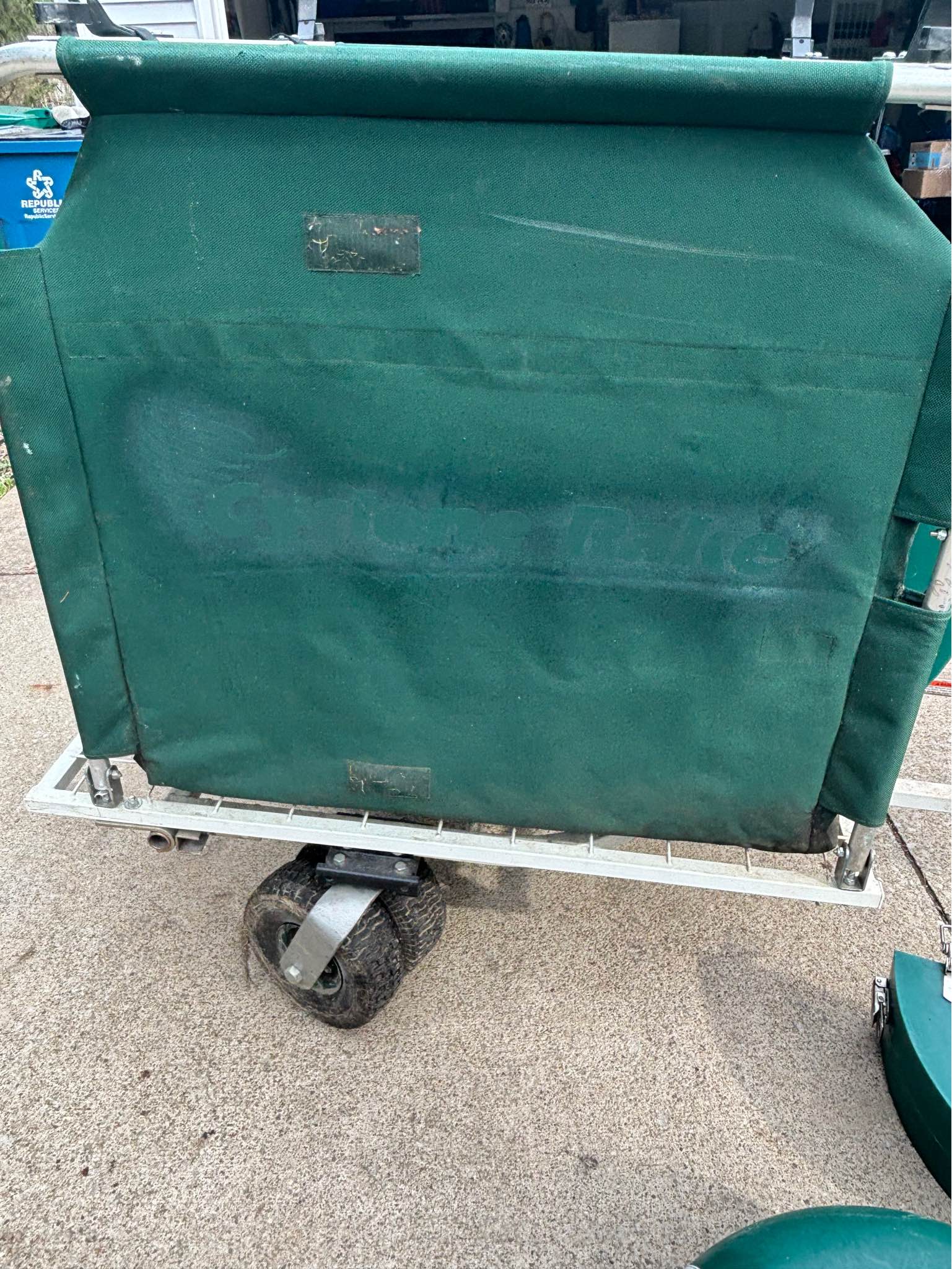 Cyclone Rake XL Leaf Vacuum (works!) with Bonus Aerator, Fertilizer ...