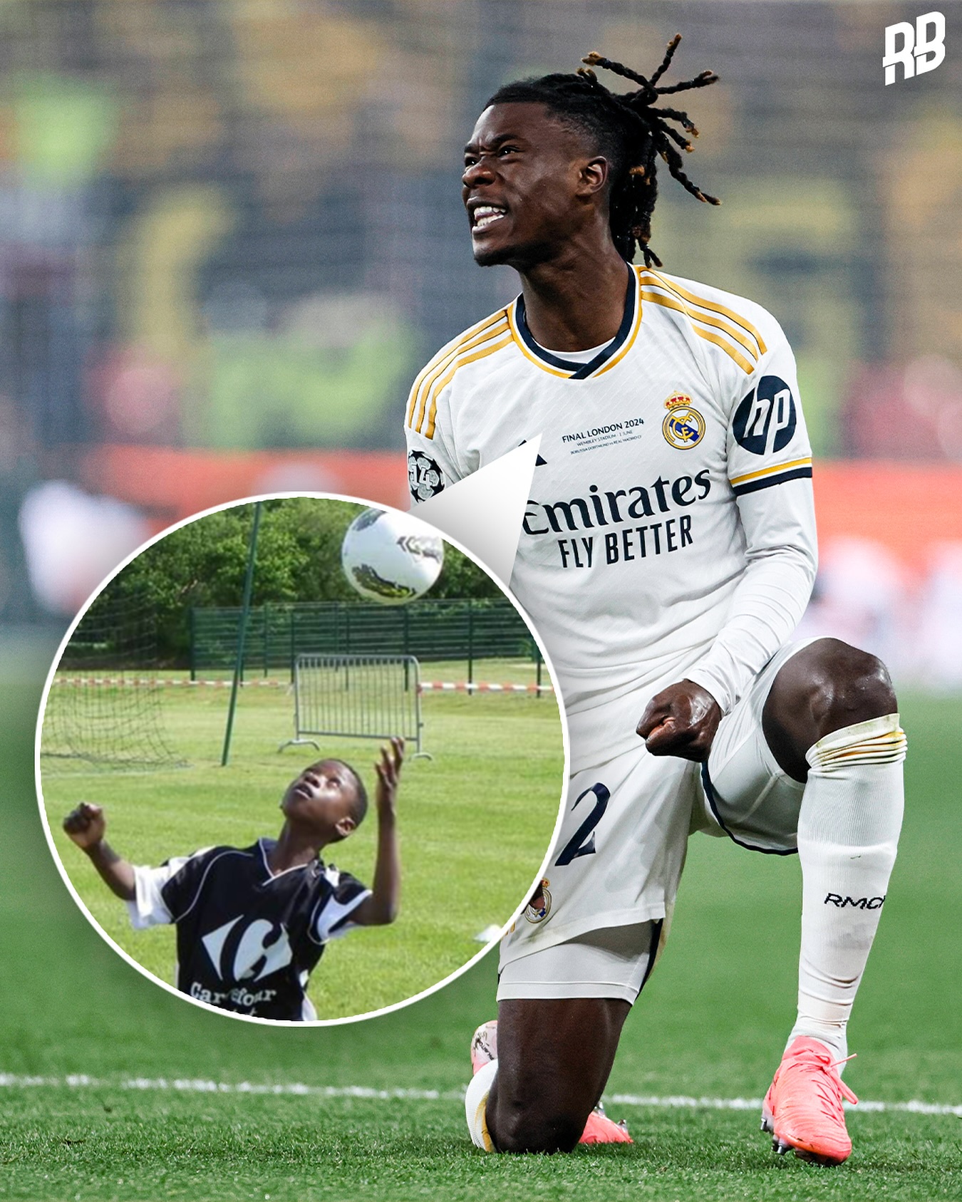 Eduardo Camavinga became the first football player to walk for 
