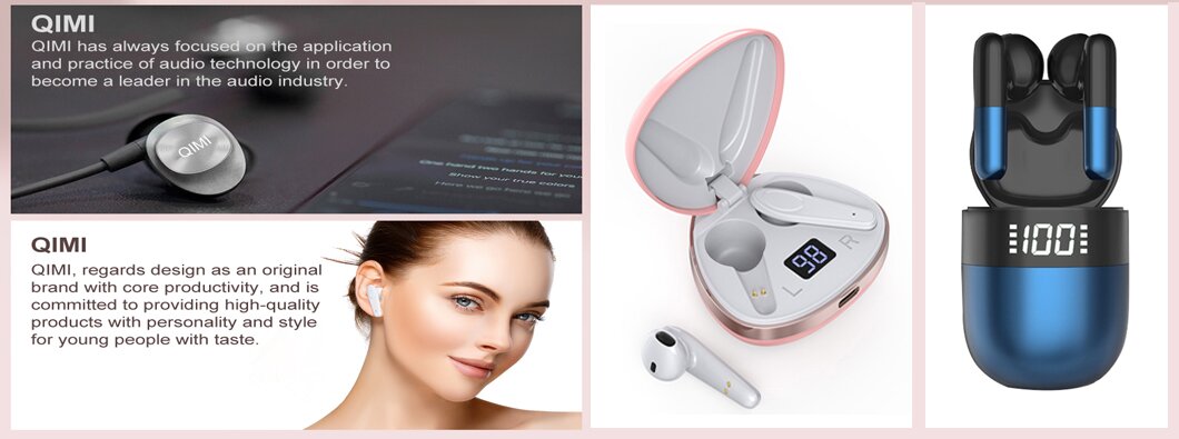Qimi wireless Headphones