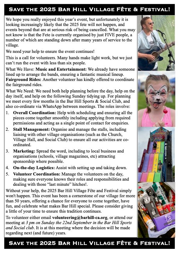 Bar Hill Community Association - BHCA | Cambridge