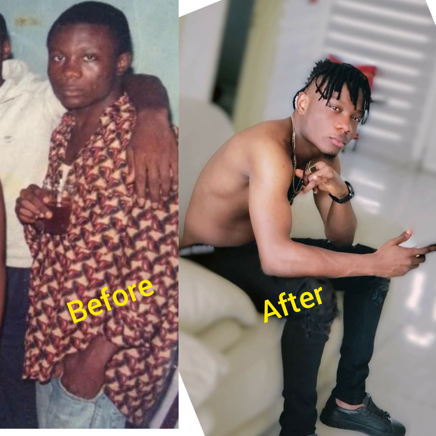 E KWAT tv - Before and After pictures of Vivid Smith He had released ...