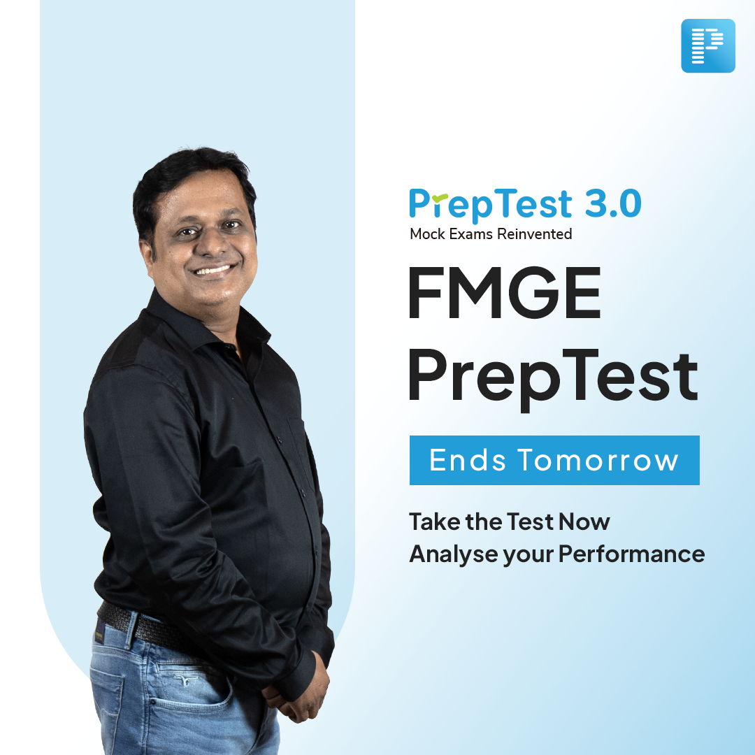 🔔 FMGE PrepTest Ends Tomorrow 🔔 Ace... - PrepLadder Medical | Facebook