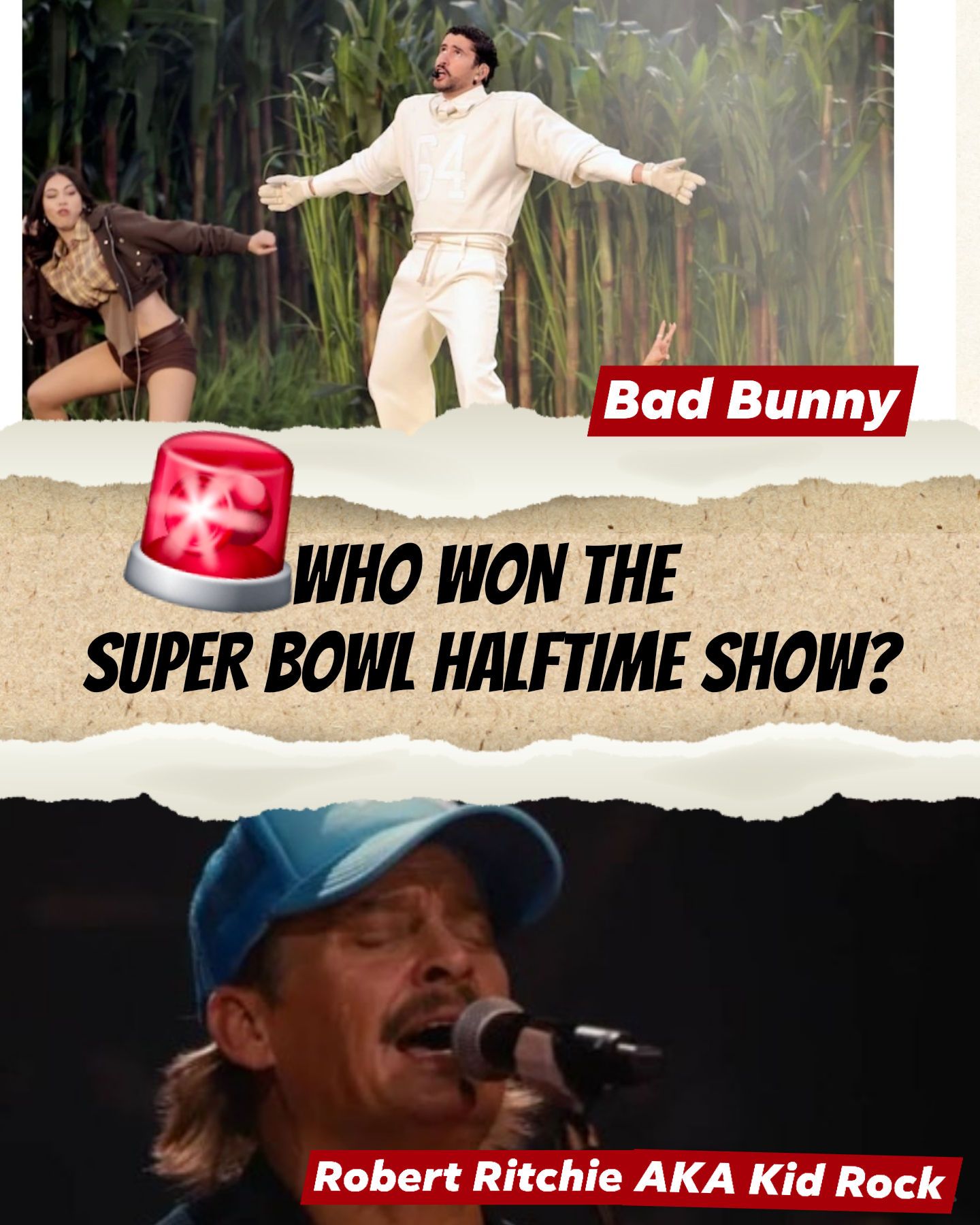 Nina - 🏈So… who actually won the halftime show? 🤔 On one side, you got ...