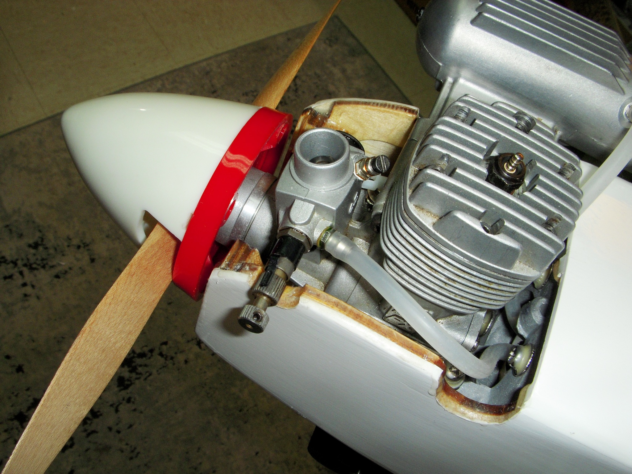 The smallest O.S four cycles, the FS 20.