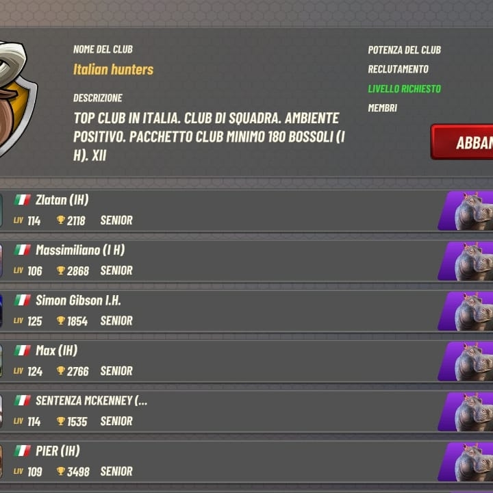 Italian hunters